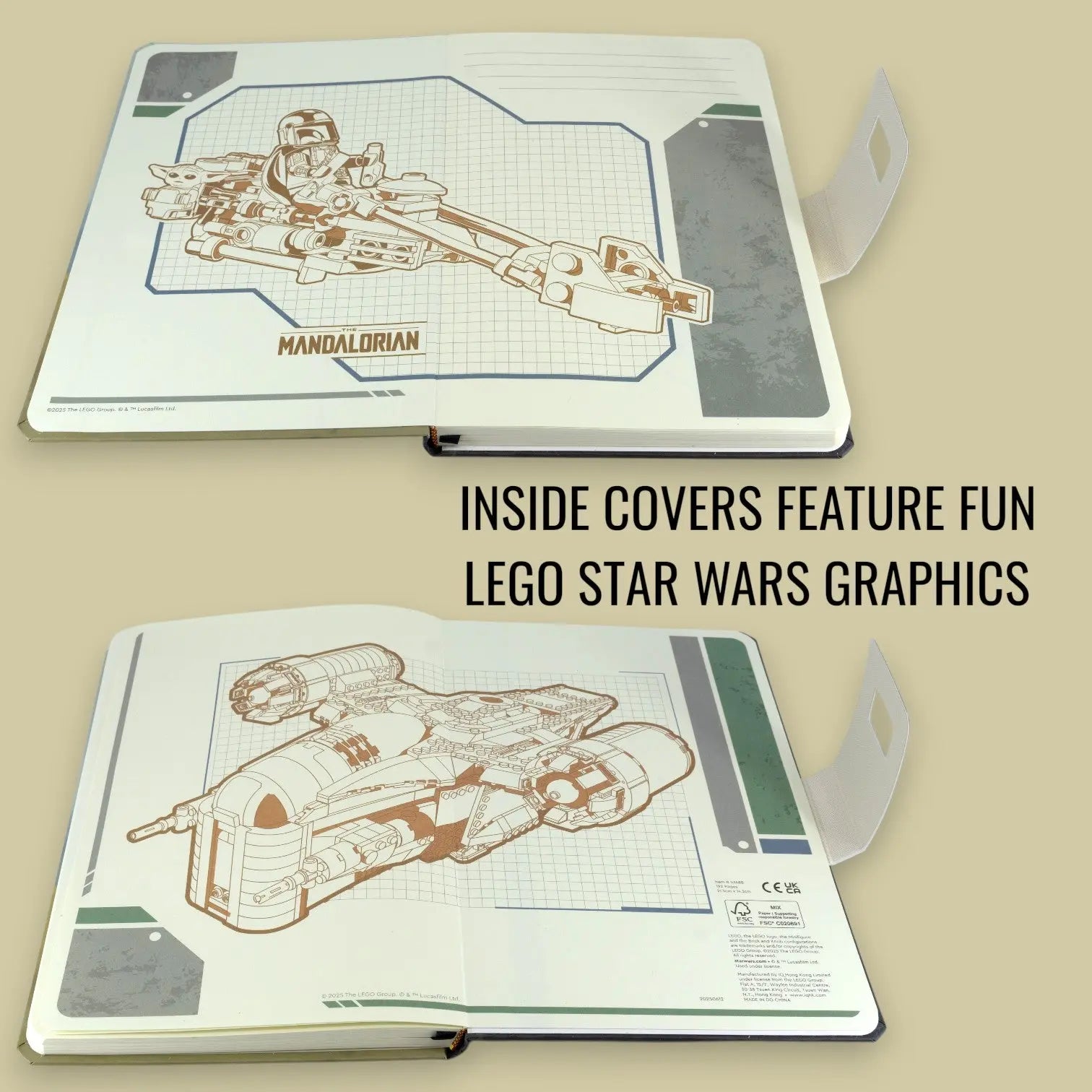 LEGO Star Wars The Mandalorian Notebook & Darksaber Gel Pen (53688) IQ Hong Kong, Ltd.