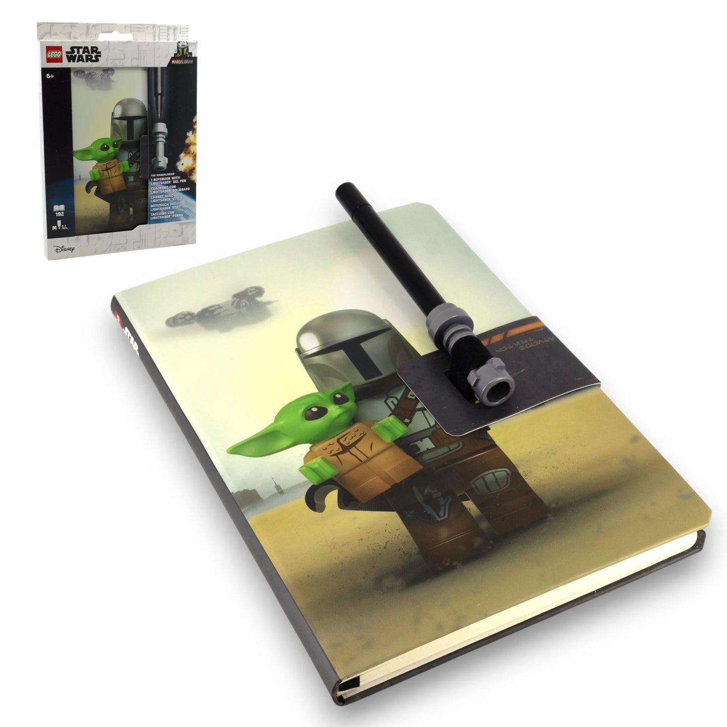 LEGO Star Wars The Mandalorian Notebook & Darksaber Gel Pen (53688) IQ Hong Kong, Ltd.