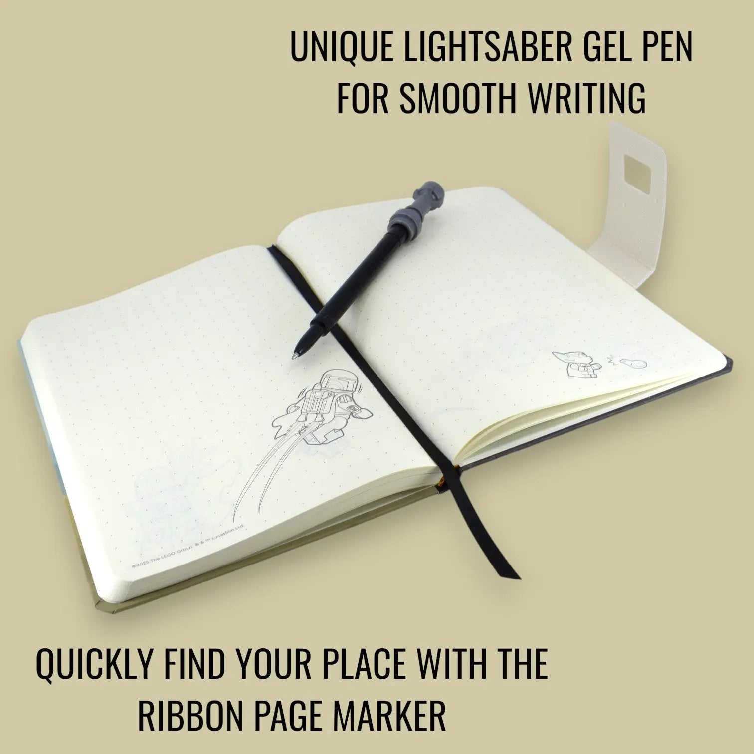 LEGO Star Wars The Mandalorian Notebook & Darksaber Gel Pen (53688) IQ Hong Kong, Ltd.