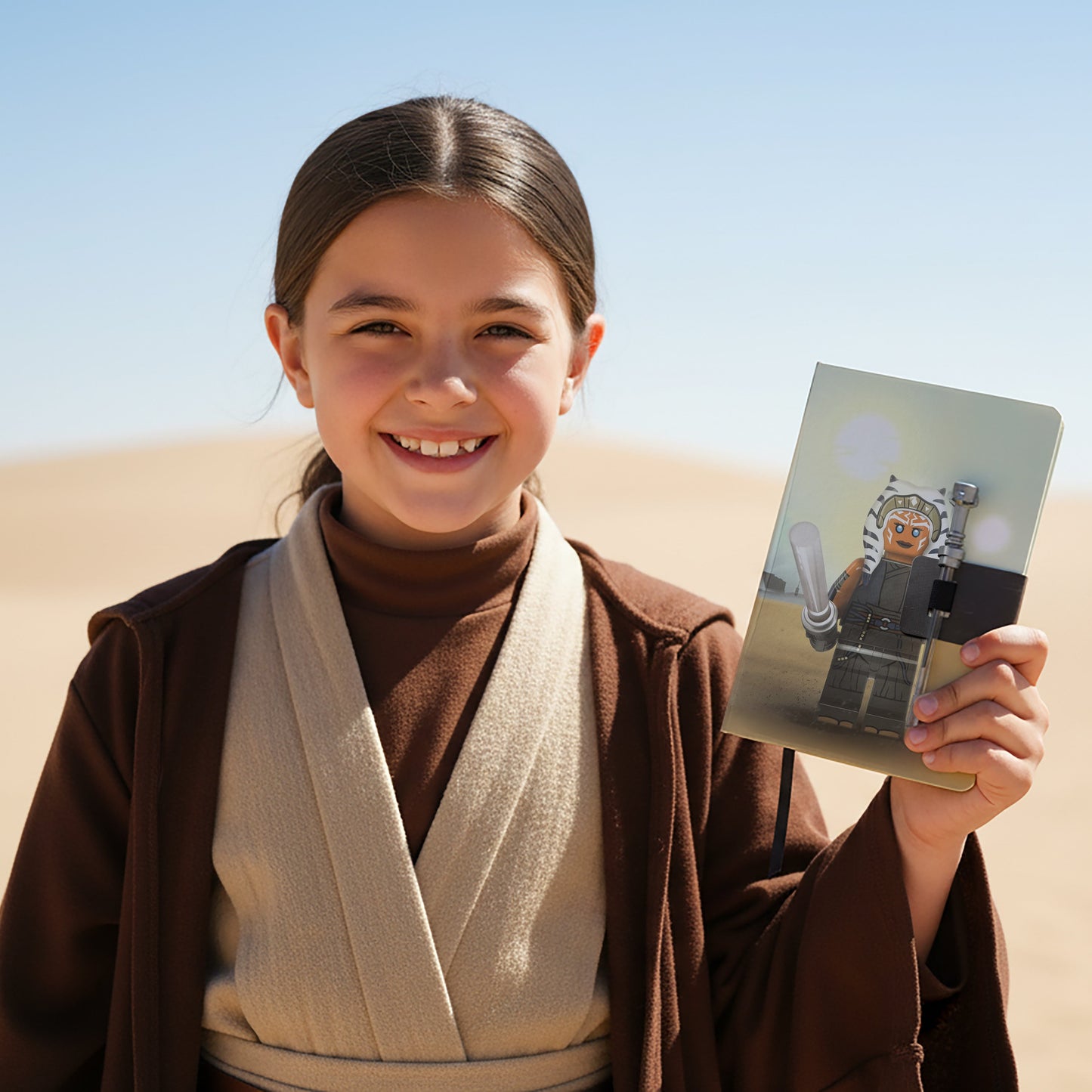 LEGO® Star Wars™ THE MANDALORIAN™ Ahsoka Tano™ Dotted Notebook & Lightsaber™ Gel Pen (53717) 