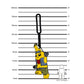 LEGO® Fortnite® Bag Tag - Peely | Santoki