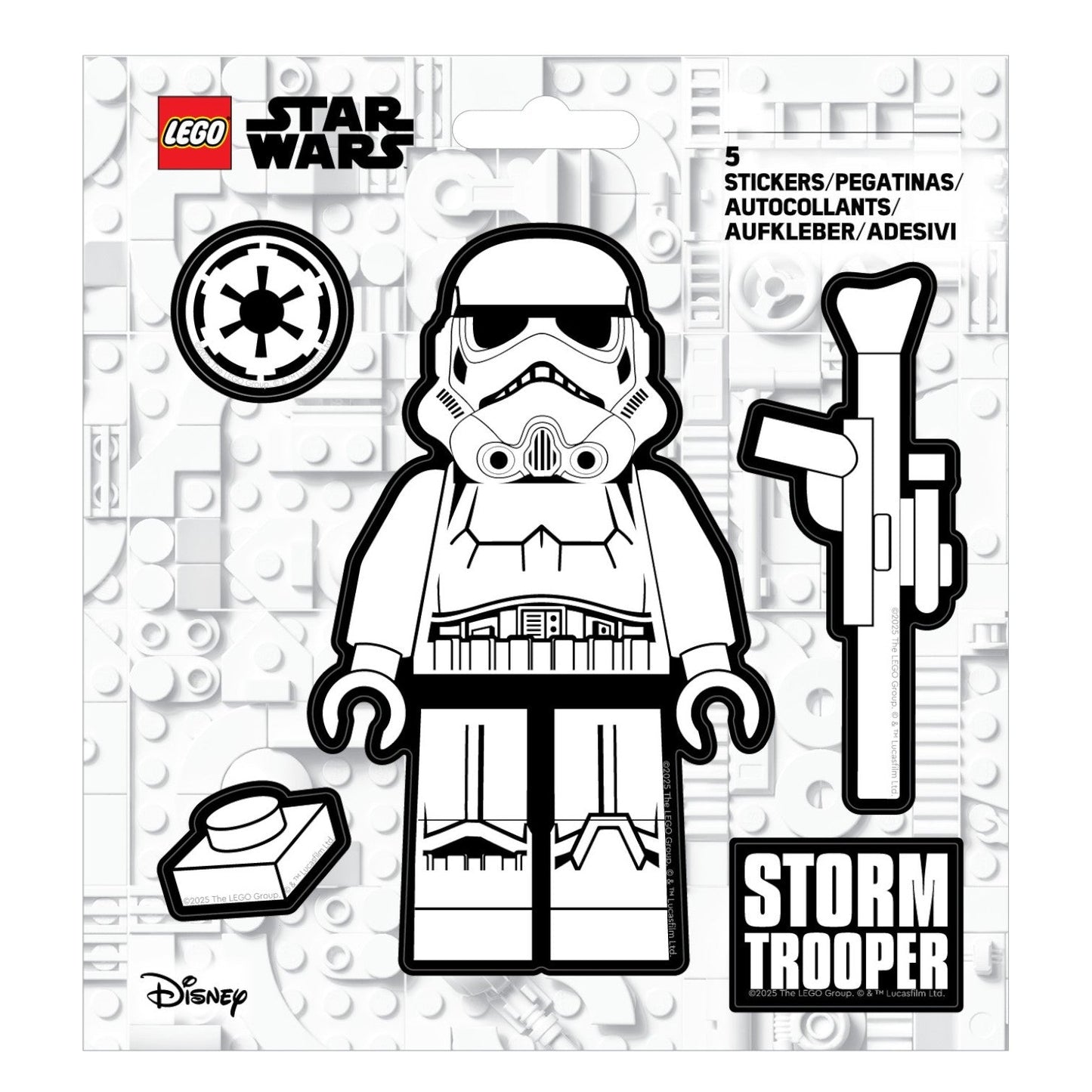 LEGO® Star Wars™ Sticker - Stormtrooper™ Black & White (53751) 