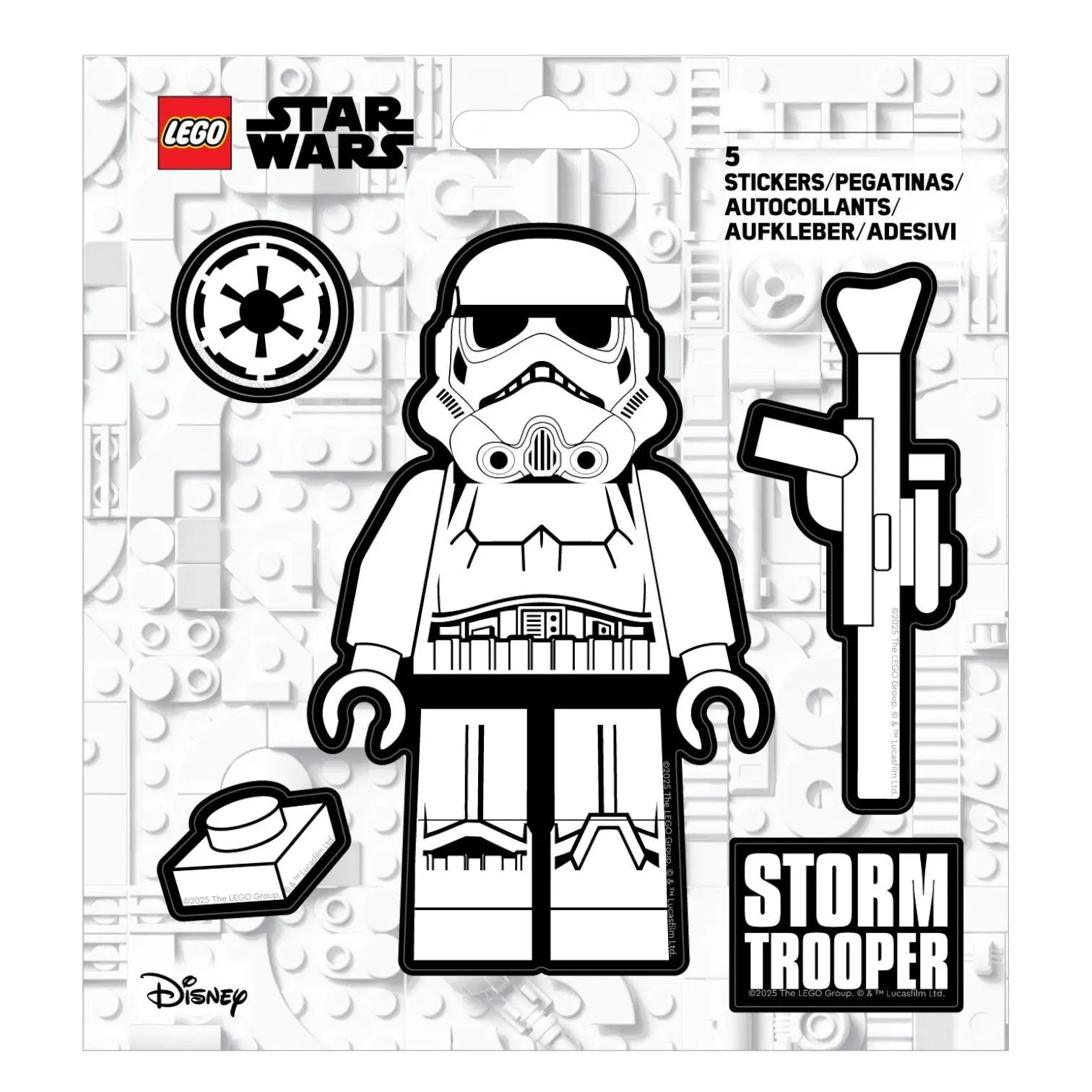 LEGO® Star Wars™ Sticker - Stormtrooper™ Black & White (53751) 