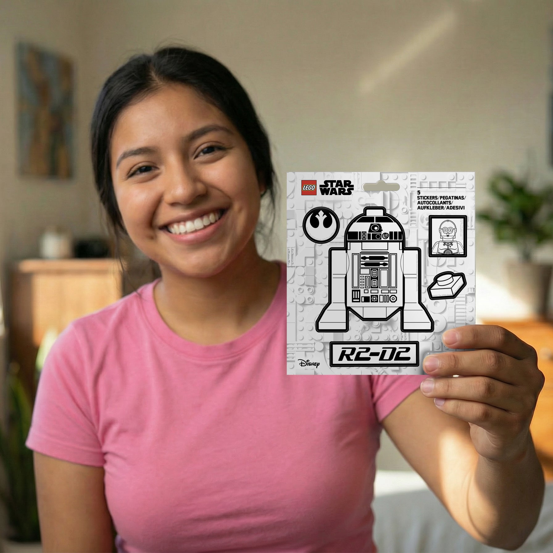 LEGO® Star Wars™ Sticker - R2-D2™ Black & White (53752) 