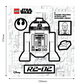 LEGO® Star Wars™ Sticker - R2-D2™ Black & White (53752) 
