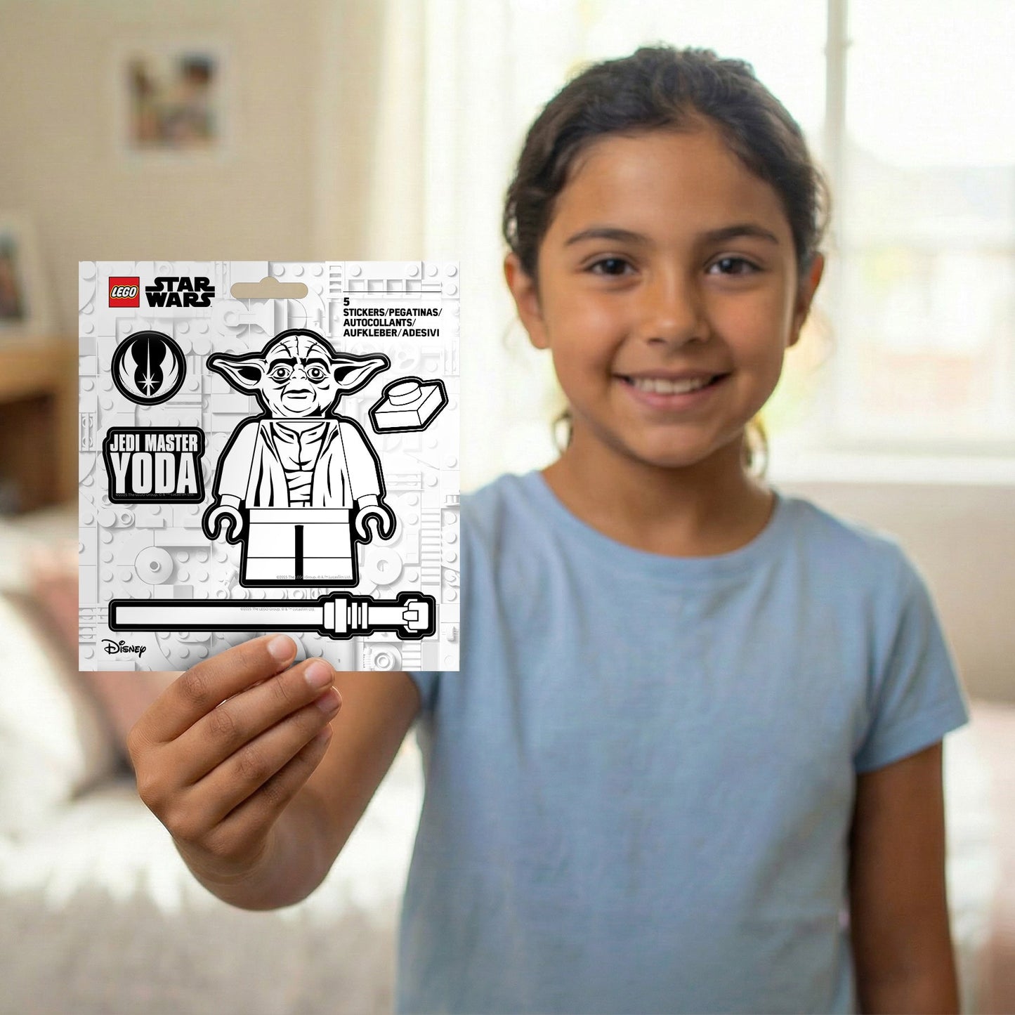LEGO® Star Wars™ Sticker - Yoda™ Black & White (53753) 