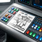 LEGO® Star Wars™ Sticker - Yoda™ Black & White (53753) 