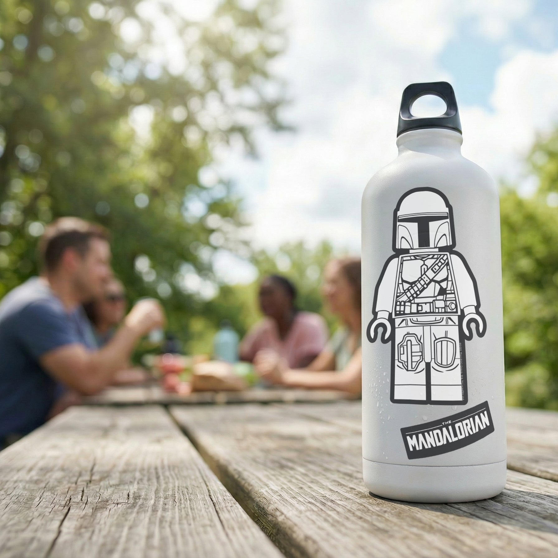 LEGO® Star Wars™ THE MANDALORIAN™ Sticker - The Mandalorian™ Black & White (53755) 