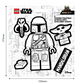 LEGO® Star Wars™ THE MANDALORIAN™ Sticker - The Mandalorian™ Black & White (53755) 