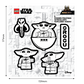LEGO® Star Wars™ THE MANDALORIAN™ Sticker - Grogu™ Black & White (53756) 