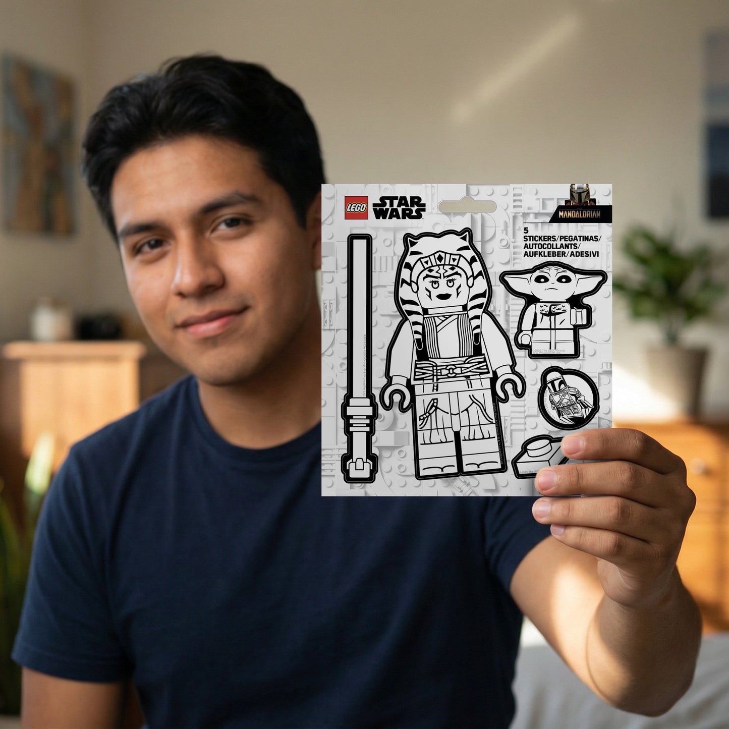 LEGO® Star Wars™ THE MANDALORIAN™ Sticker - Ahsoka Tano™ Black & White (53757) 
