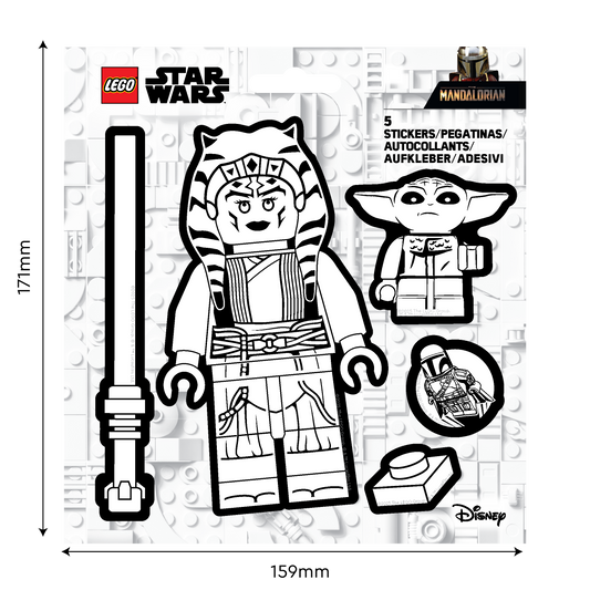 LEGO® Star Wars™ THE MANDALORIAN™ Sticker - Ahsoka Tano™ Black & White (53757) 