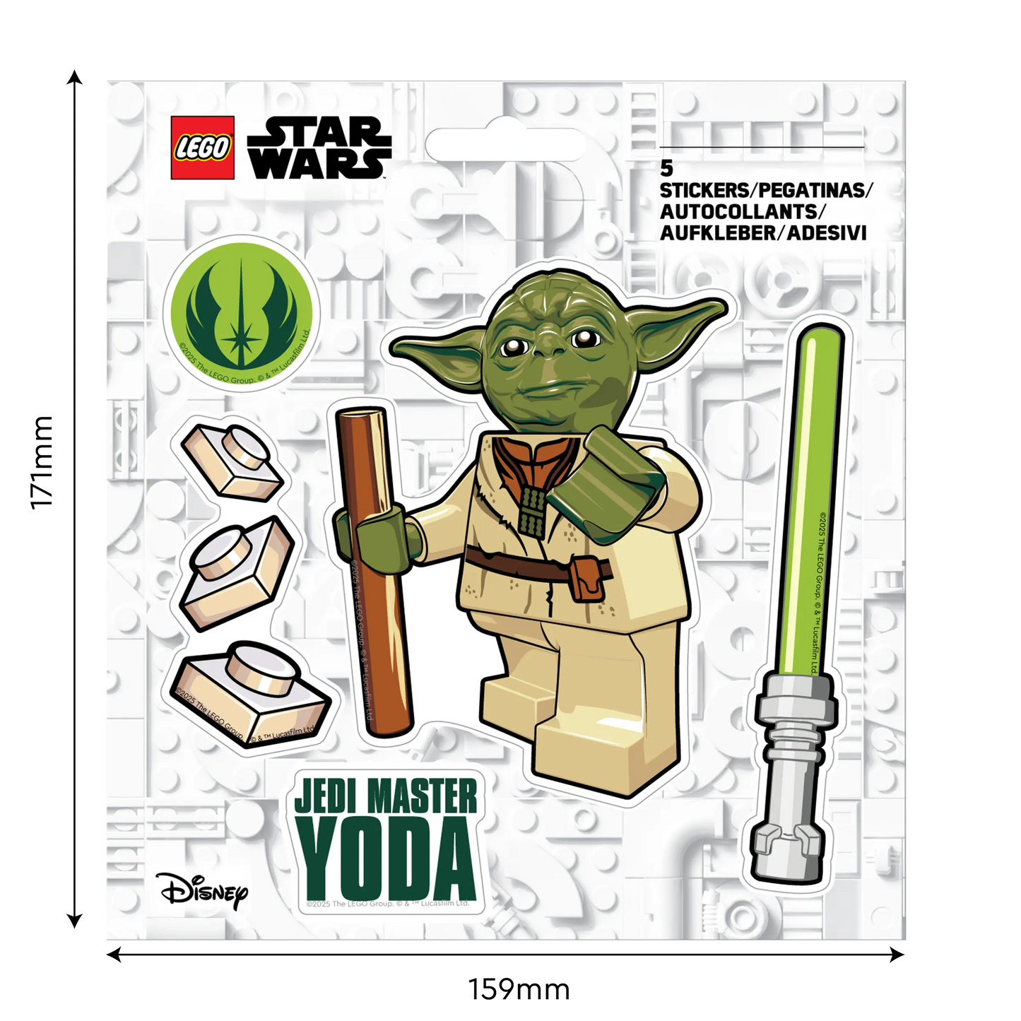 LEGO® Star Wars™ Sticker - Yoda™ (53758) 