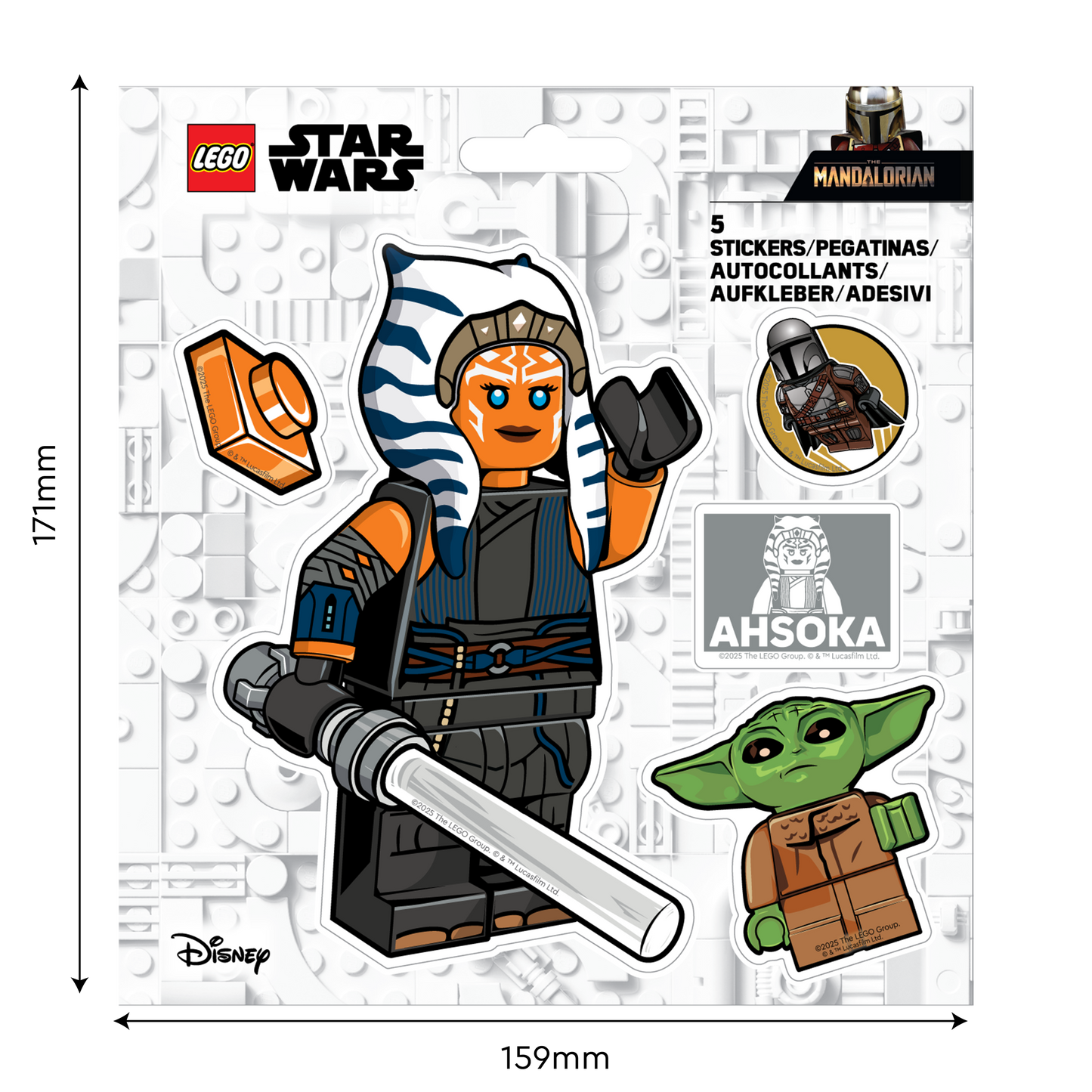 LEGO® Star Wars™ THE MANDALORIAN™ Sticker - Ahsoka Tano™ (53767) 