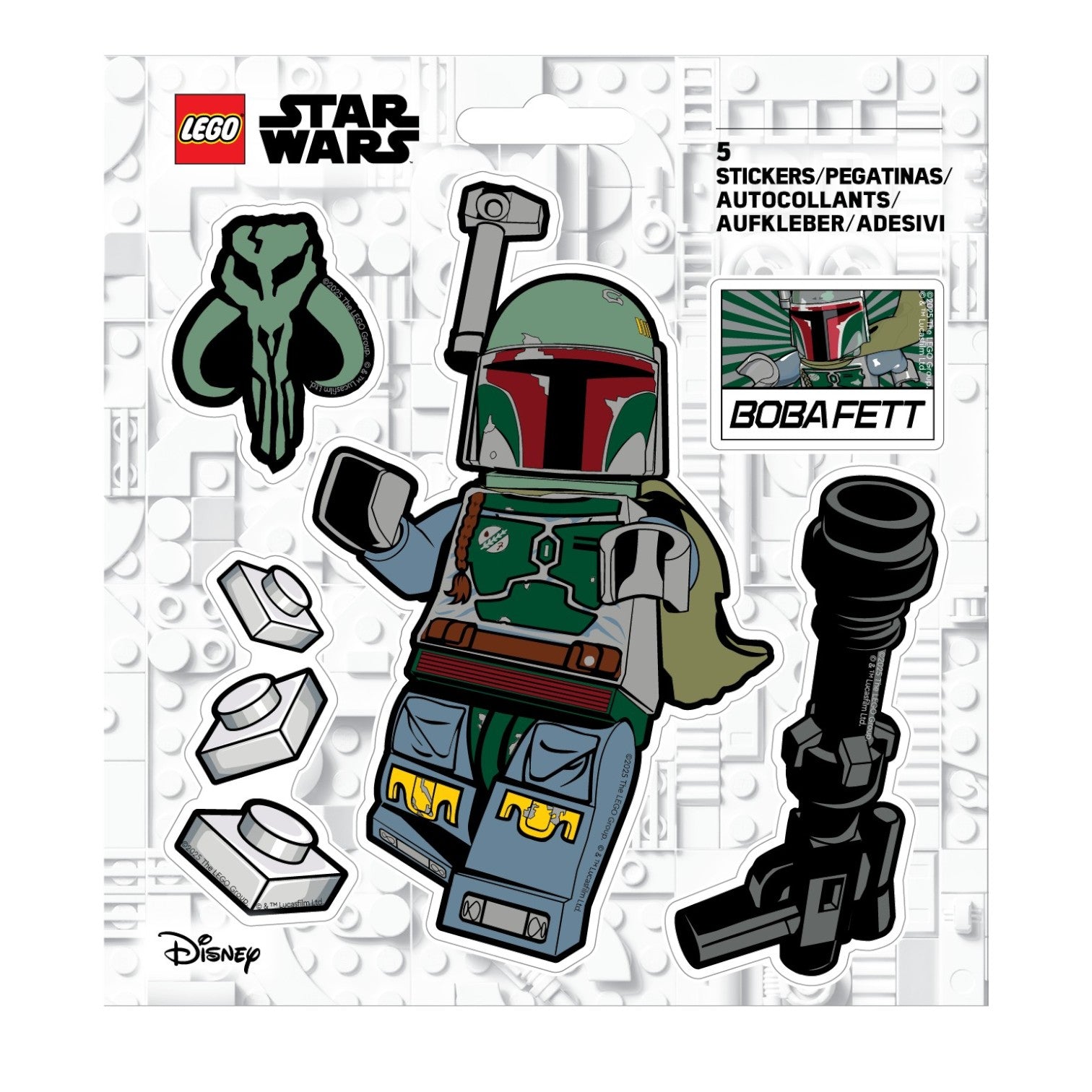LEGO® Star Wars™ THE MANDALORIAN™ Sticker - Boba Fett™ (53778) 