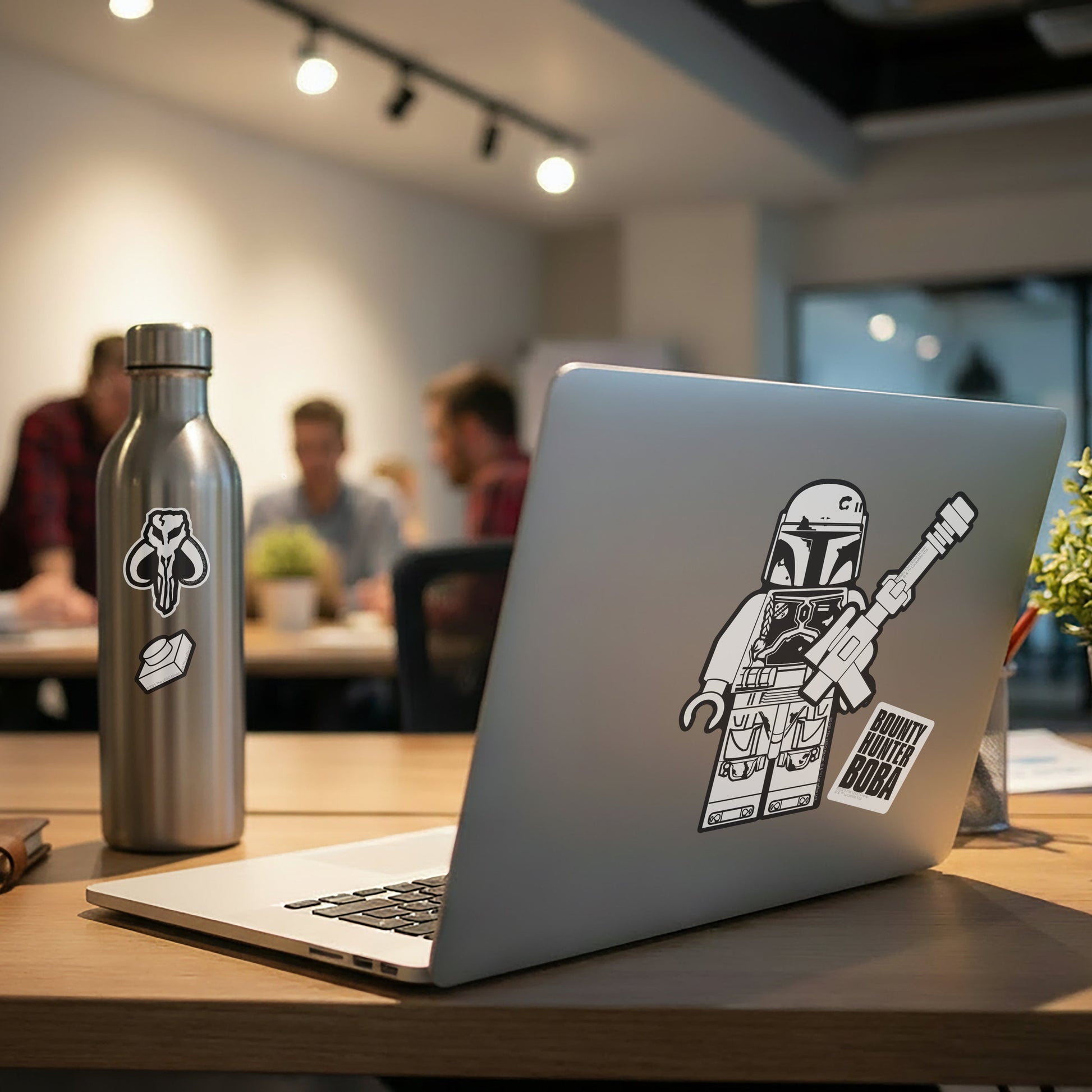 LEGO® Star Wars™ THE MANDALORIAN™ Sticker - Boba Fett™ Black & White (53802) 