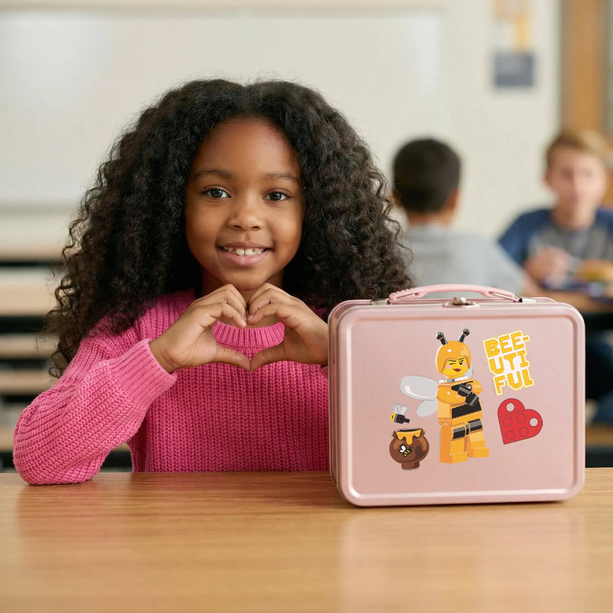 LEGO® Sticker Sheet - Valentine Bumblebee Girl | Santoki