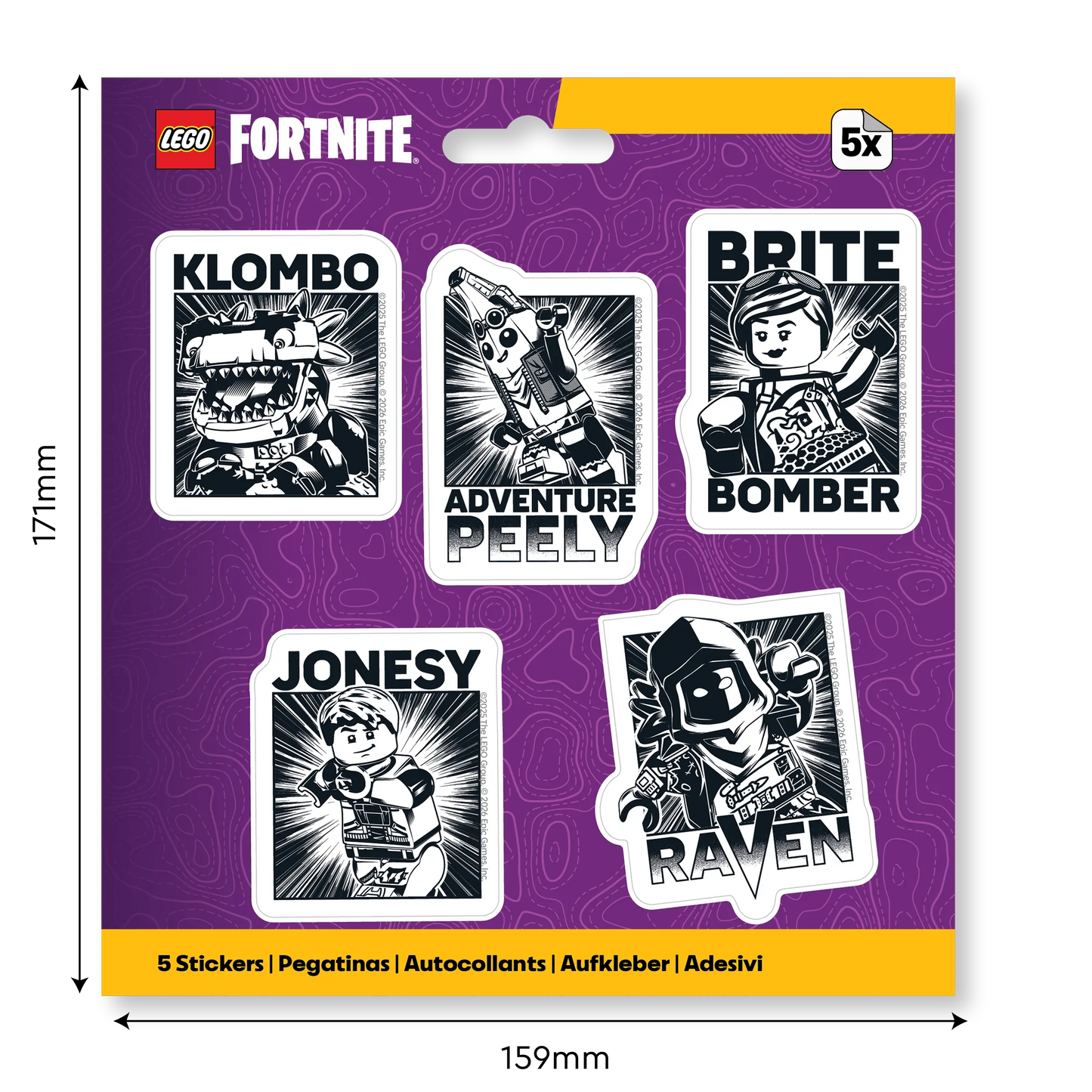 LEGO® Fortnite® Sticker - Badges (53826) 