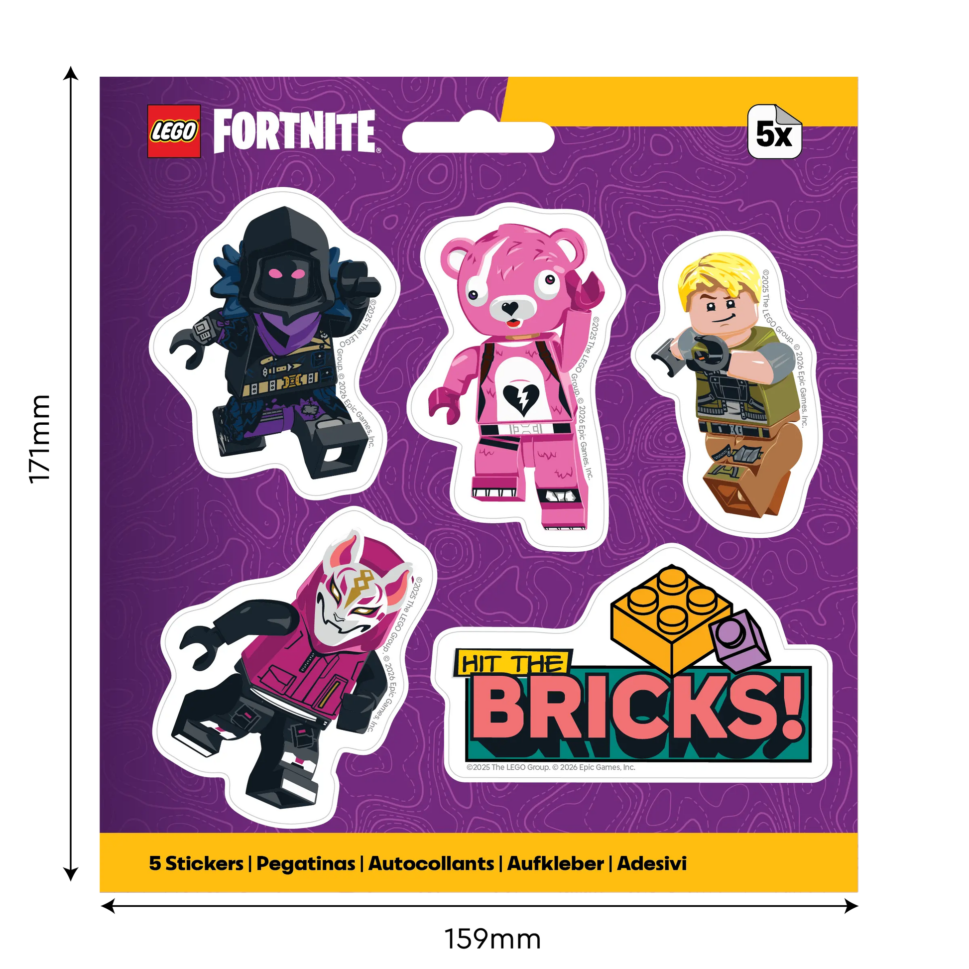 LEGO® Fortnite® Sticker - Hit the Bricks (53821) 