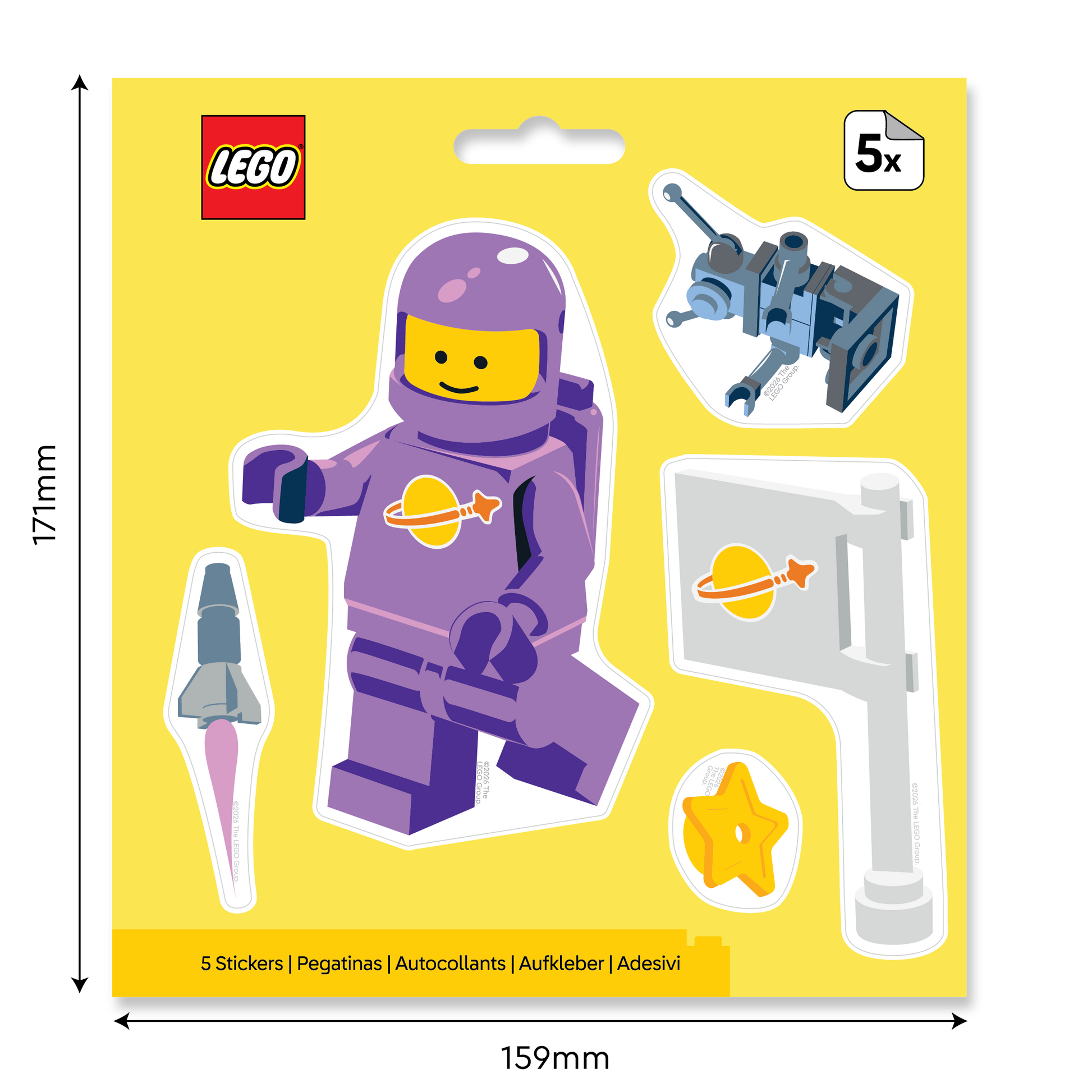 LEGO® Minifigures™ Sticker - Spaceman (53823) 