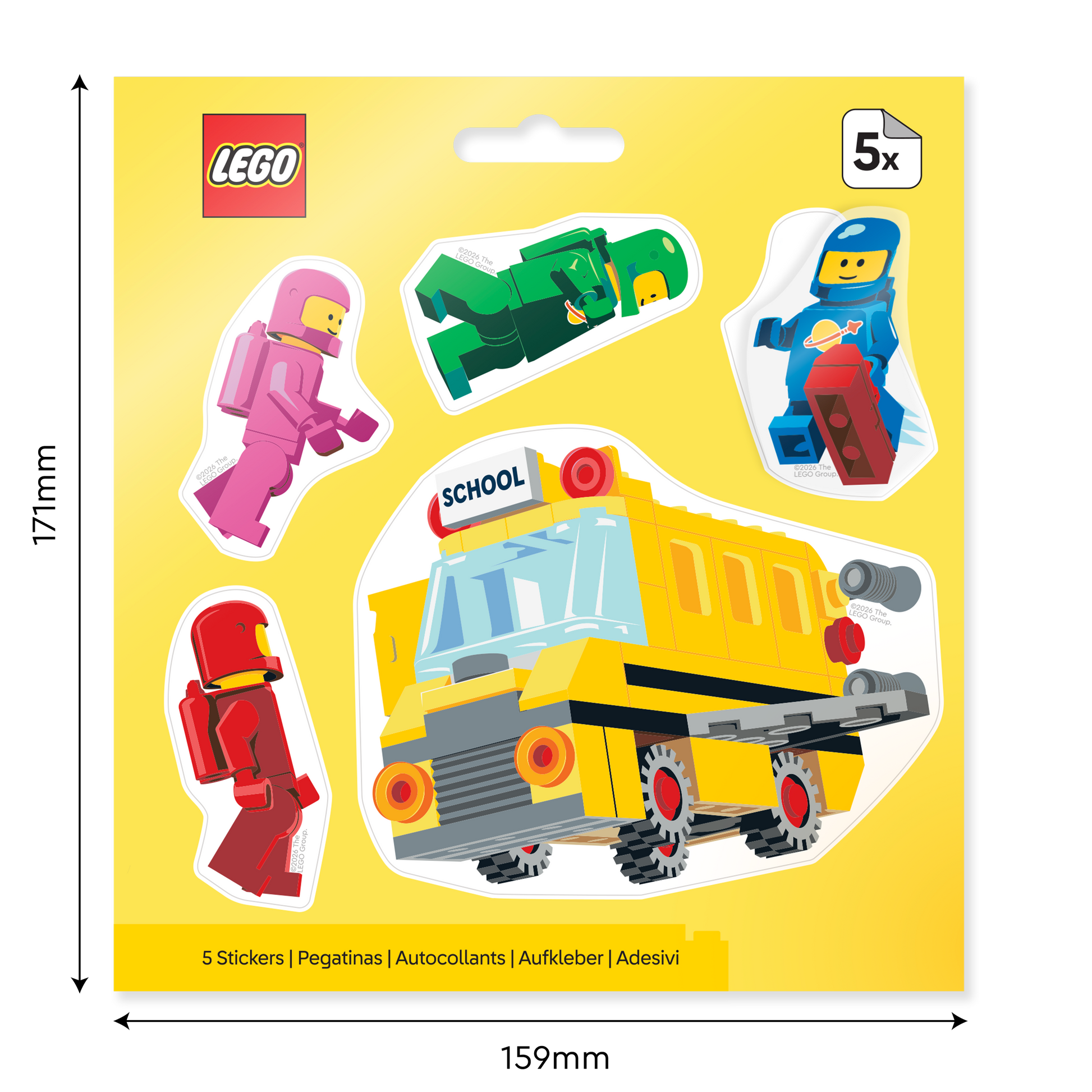 LEGO® Minifigures™ Sticker - Space Bus (53824) 