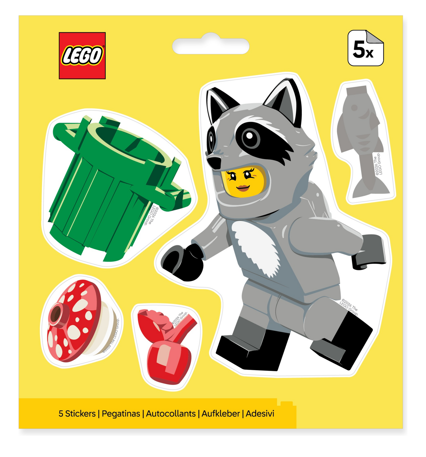 LEGO® Minifigures™ Sticker - Raccoon (53825) 