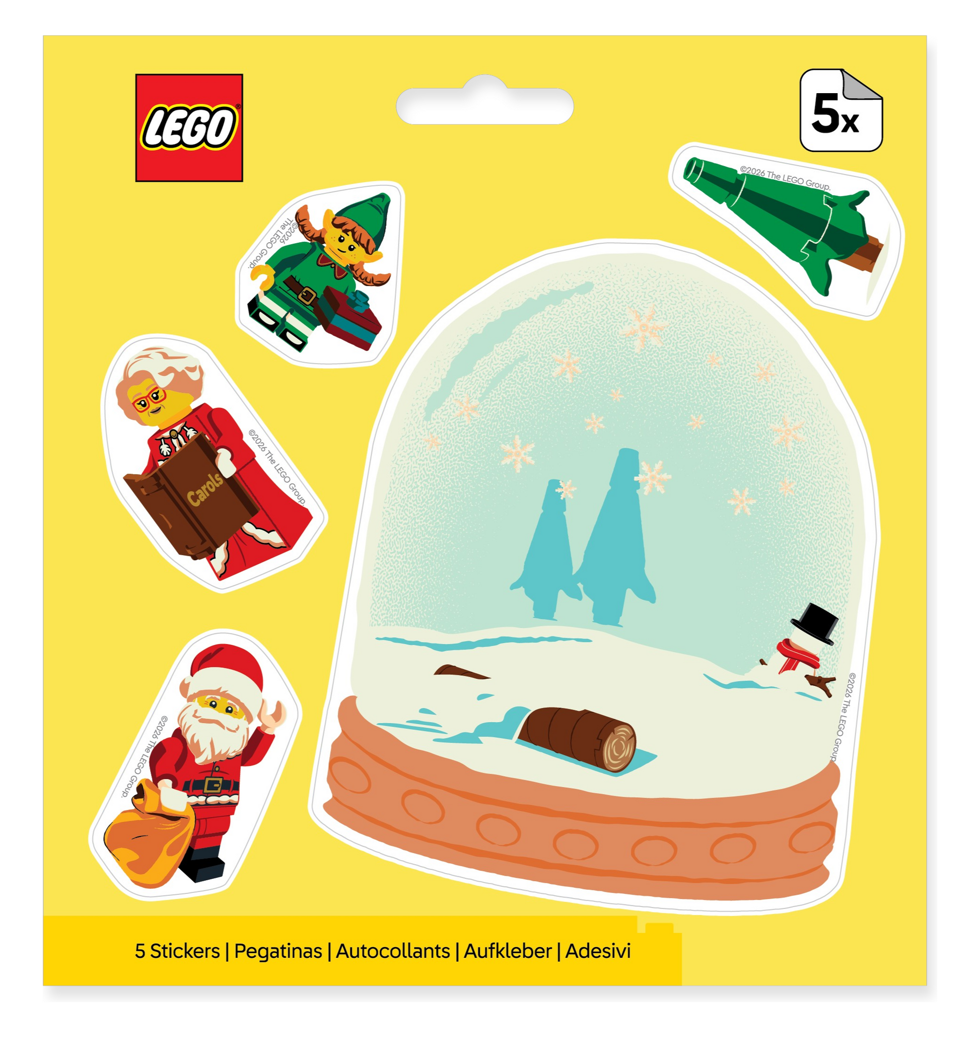 LEGO® Minifigures™ Sticker - Holiday Snow Globe (53827) 