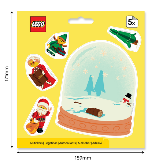 LEGO® Minifigures™ Sticker - Holiday Snow Globe (53827) 