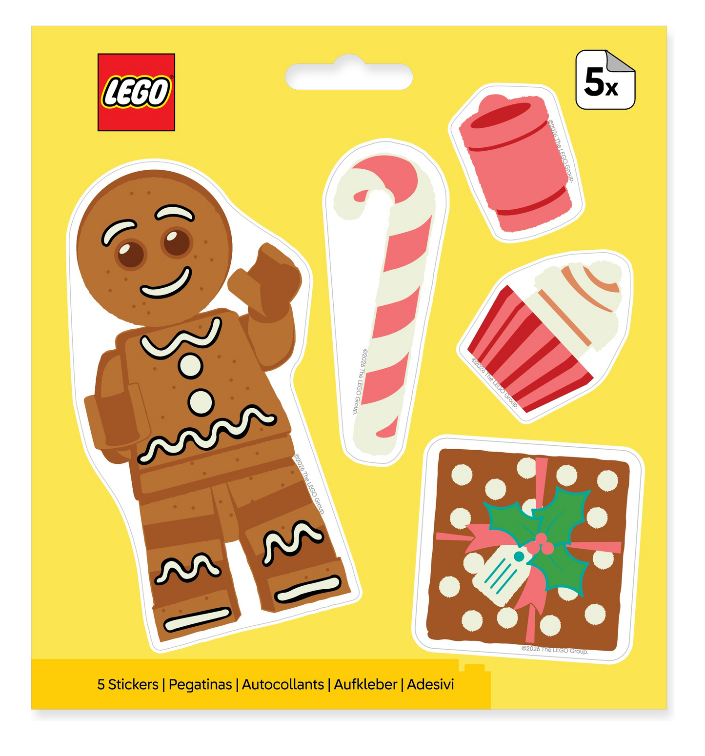LEGO® Minifigures™ Sticker - Holiday Gingerbread Man (53829) 