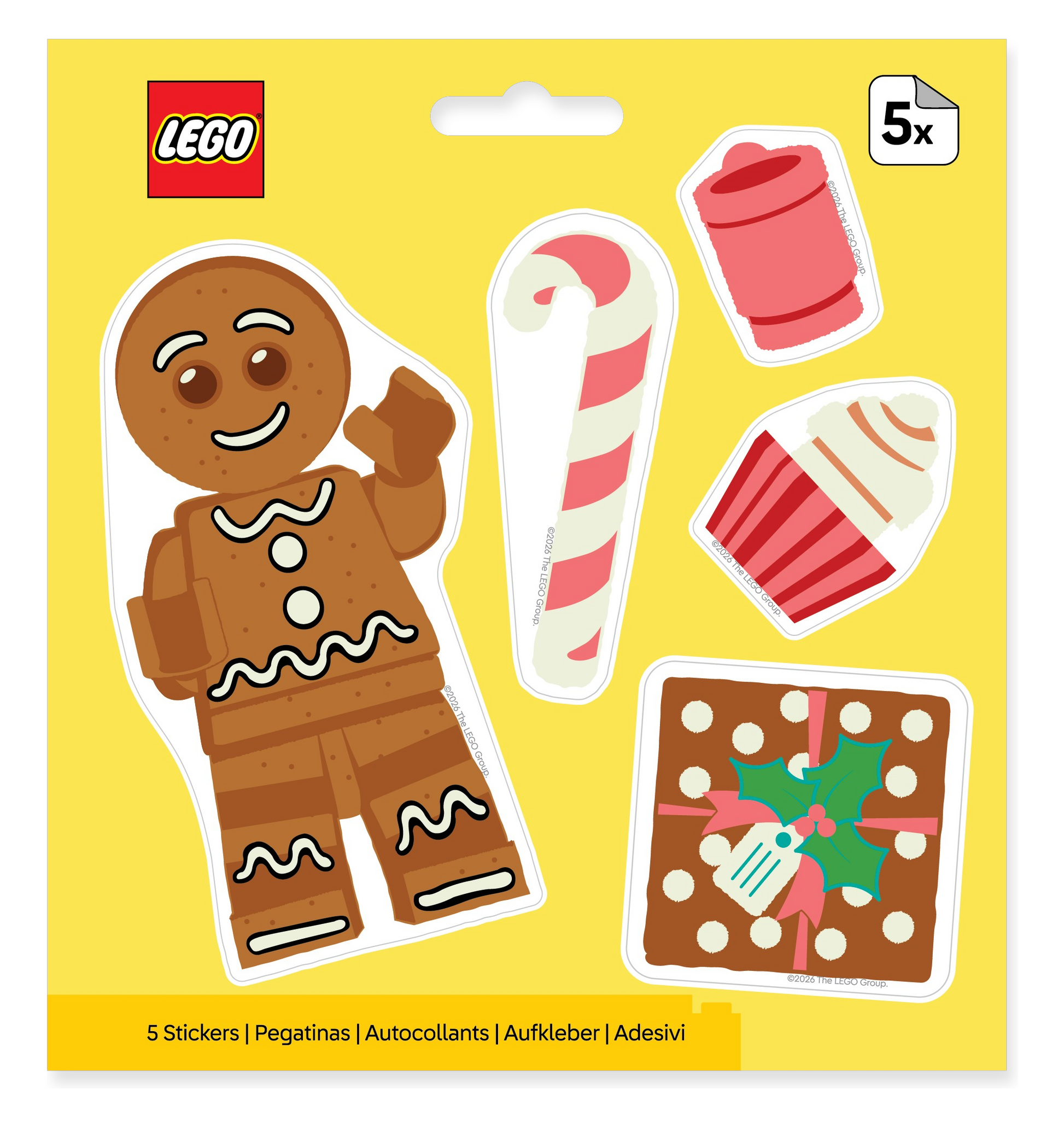LEGO® Minifigures™ Sticker - Holiday Gingerbread Man (53829) 
