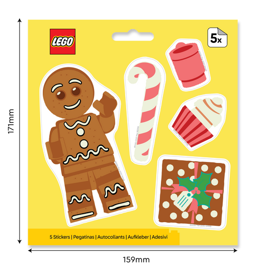 LEGO® Minifigures™ Sticker - Holiday Gingerbread Man (53829) 