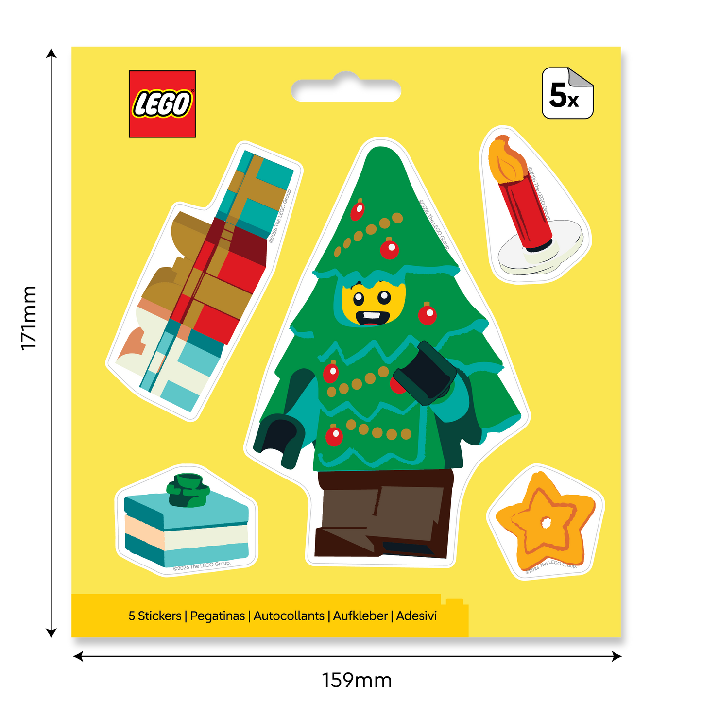 LEGO® Minifigures™ Sticker - Holiday Tree Boy (53830) 