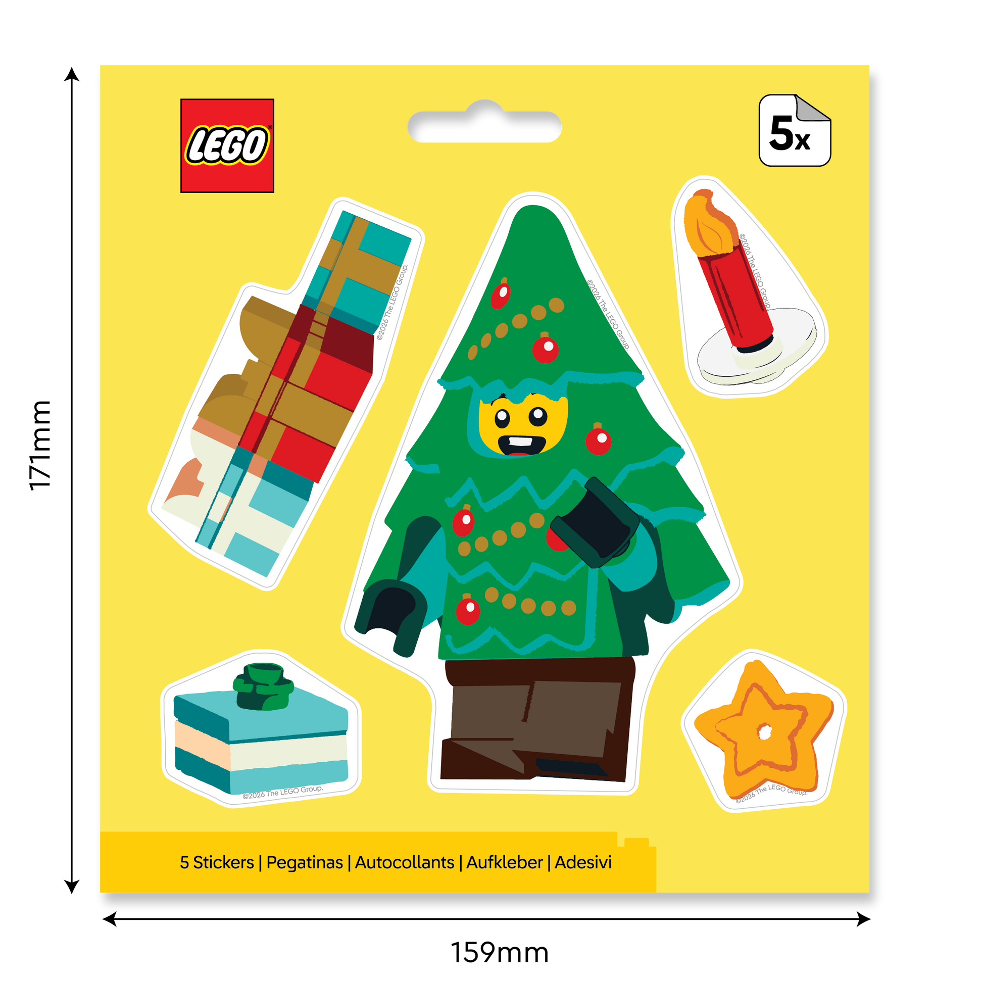 LEGO® Minifigures™ Sticker - Holiday Tree Boy (53830) 