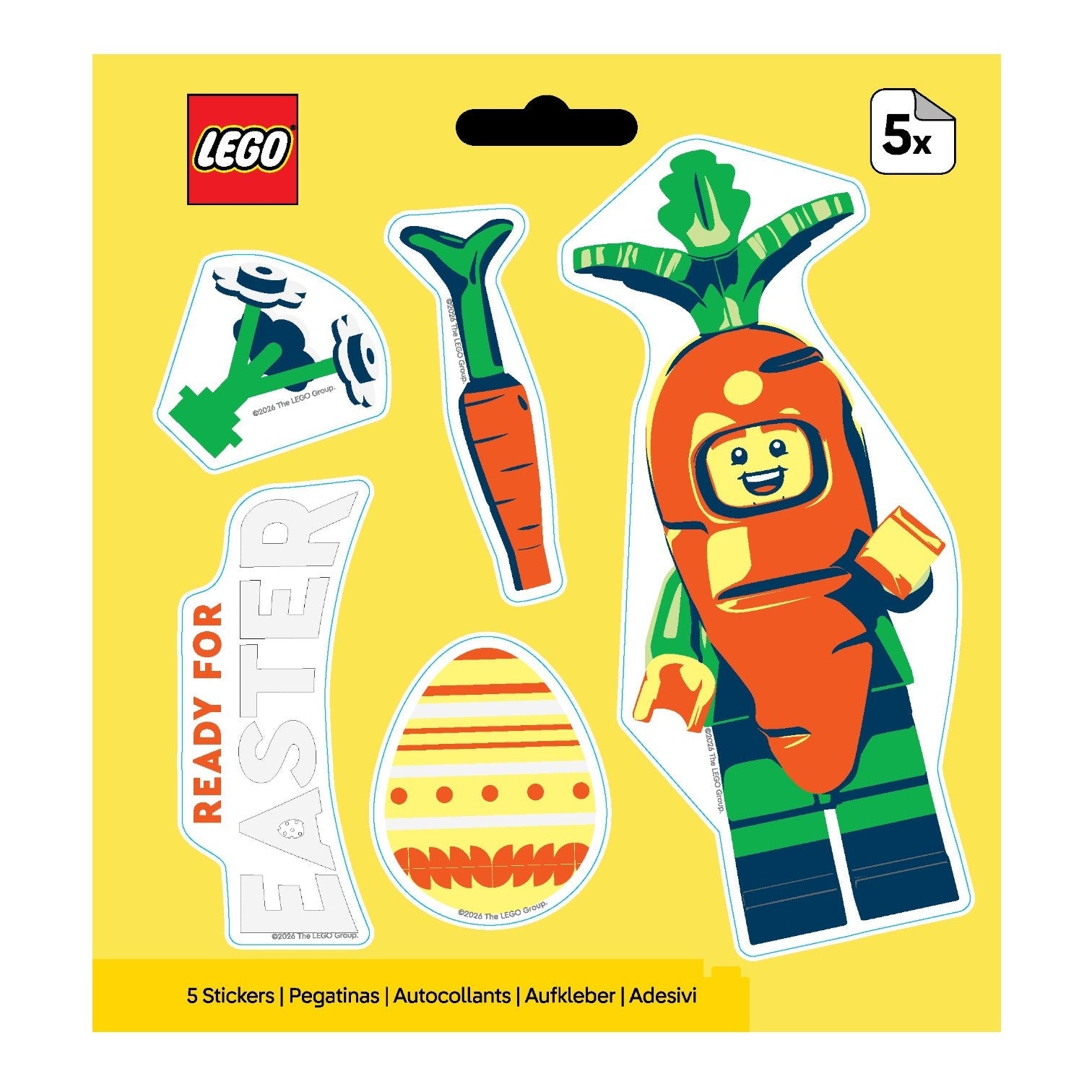 LEGO® Minifigures™ Sticker -  Easter Carrot Suit Guy (53838) 