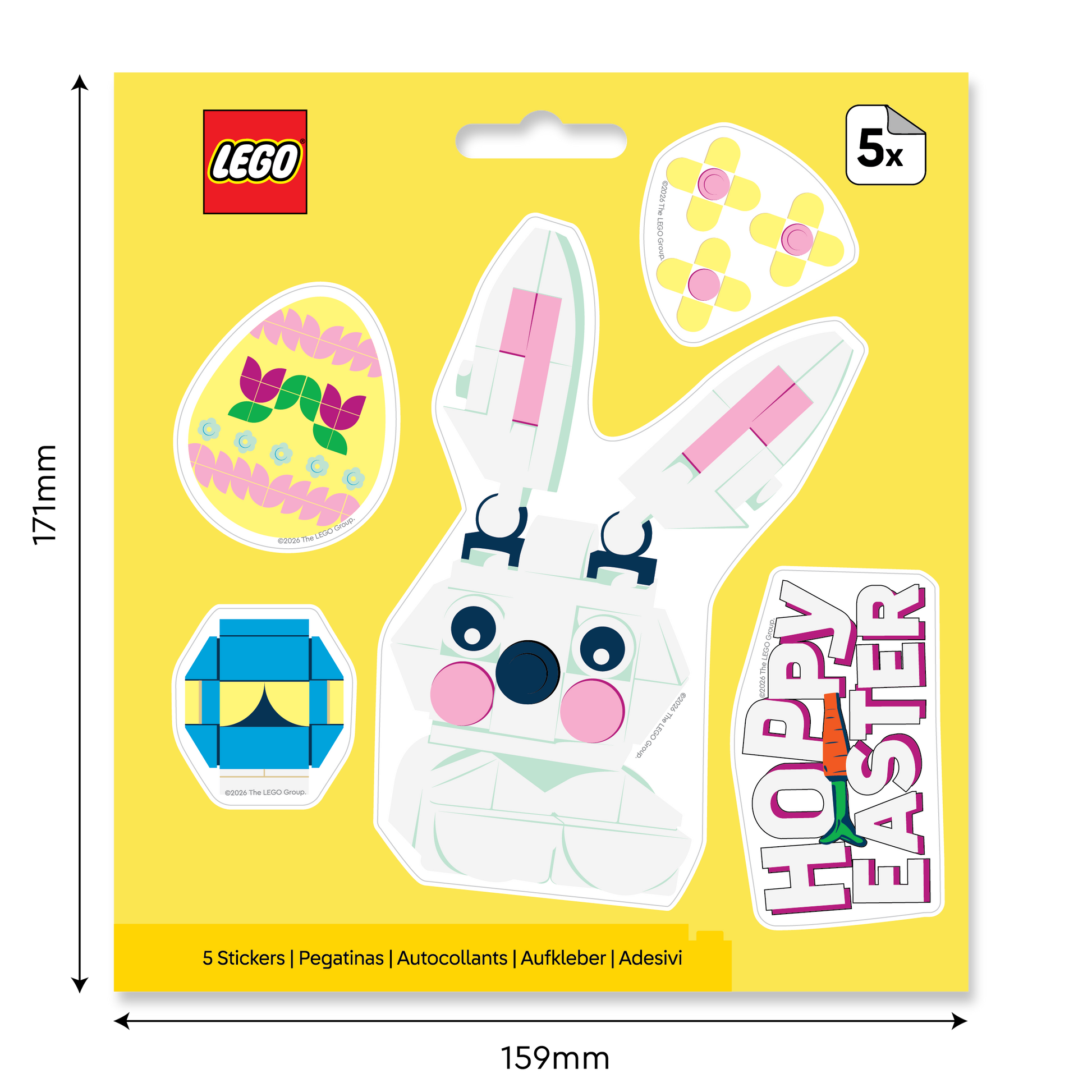LEGO® Minifigures™ Sticker -  Easter Rabbit (53839) 