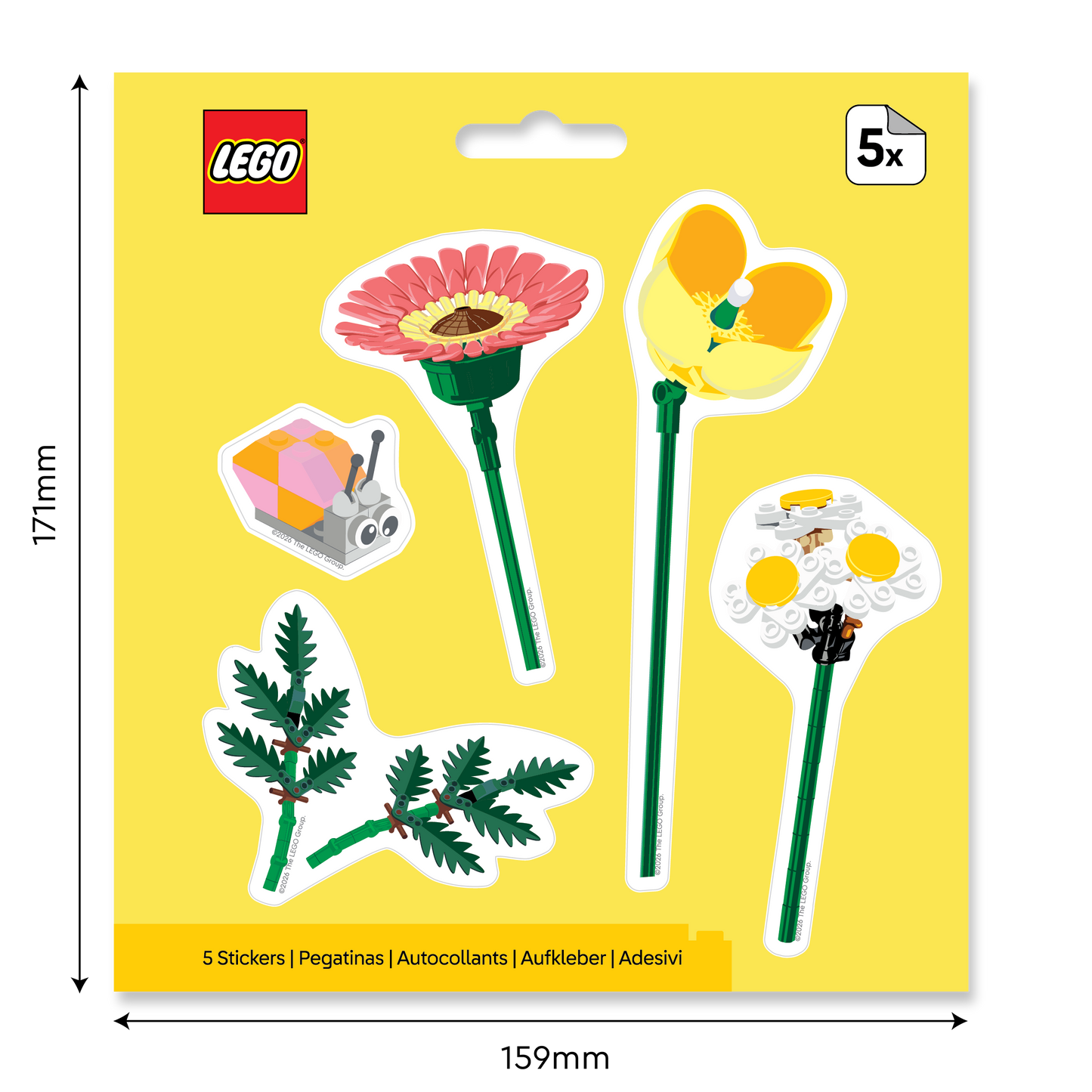 LEGO® Botanicals™ Sticker - Snail Bouquet (53842) 