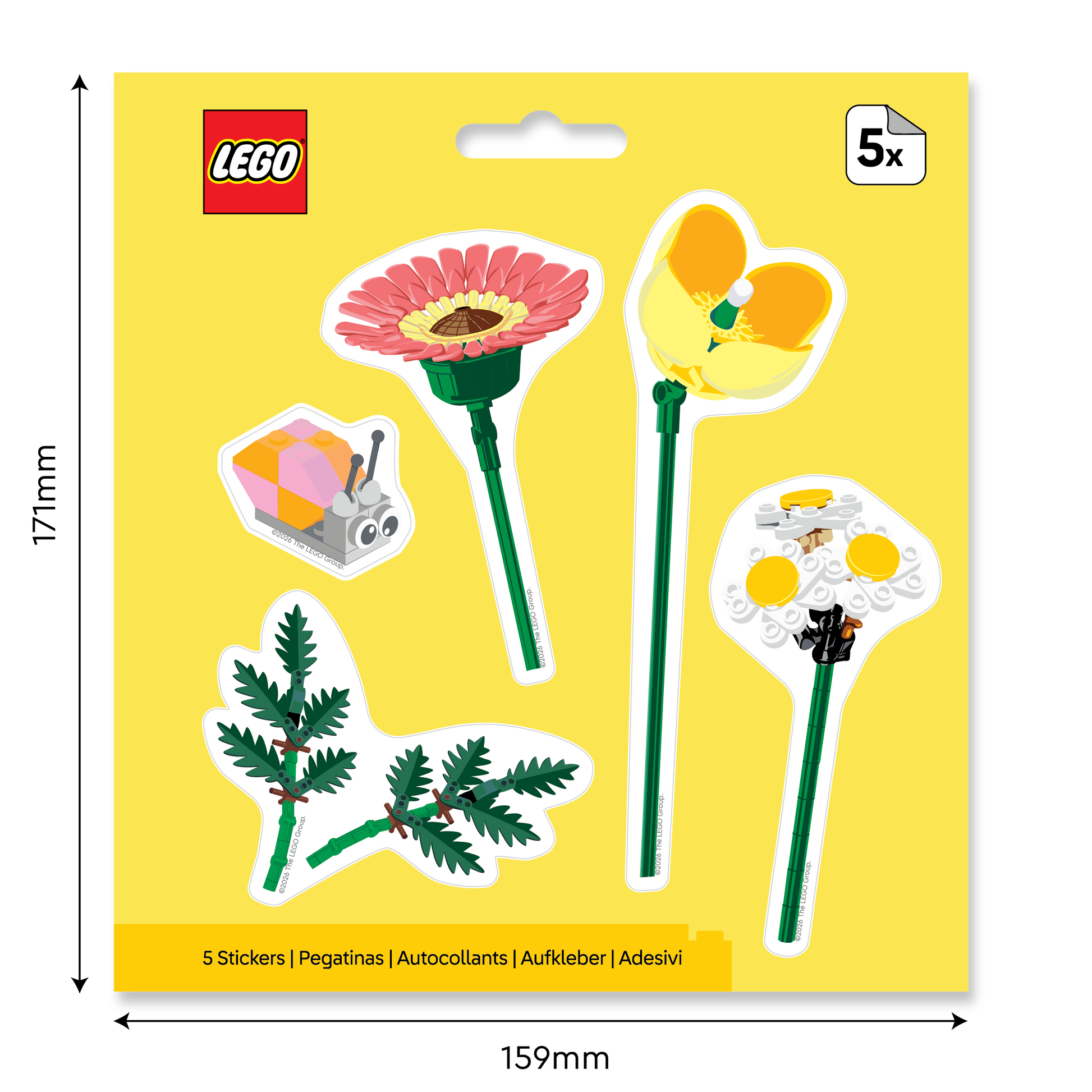 LEGO® Botanicals™ Sticker - Snail Bouquet (53842) 
