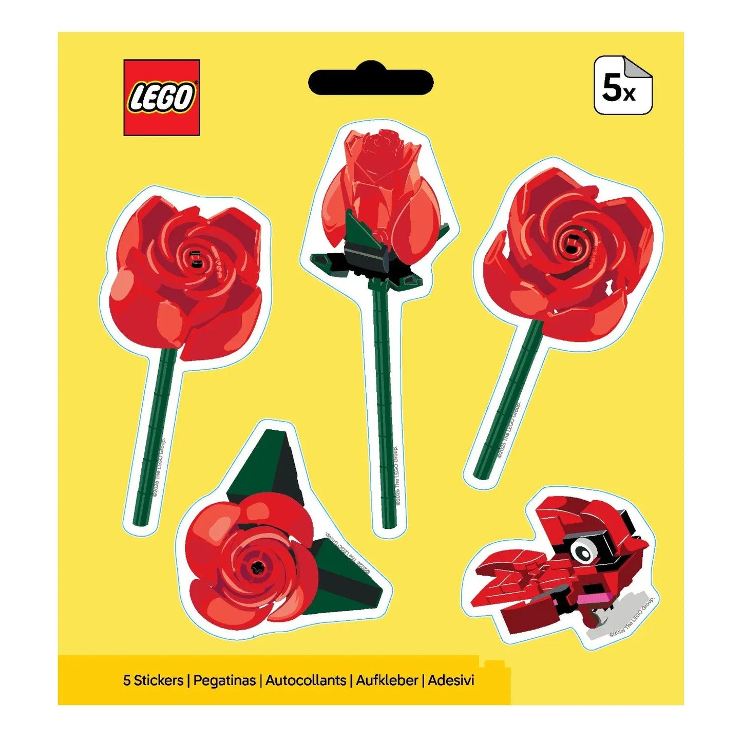 LEGO® Botanicals™ Sticker - Rose (53843) 