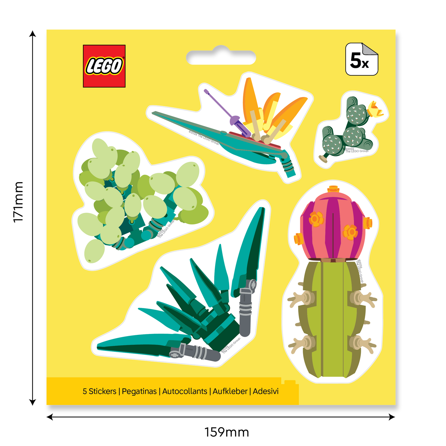 LEGO® Botanicals™ Sticker - Cacti (53844) 