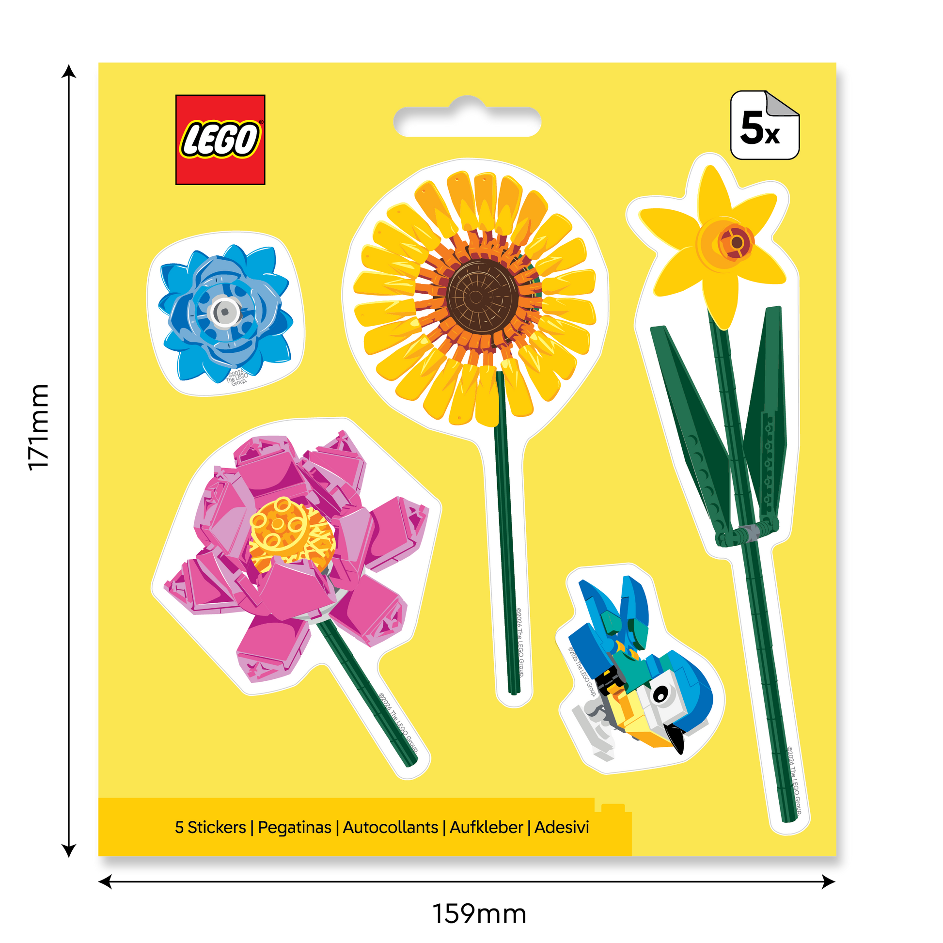 LEGO® Botanicals™ Sticker - Bird Bouquet (53845) 