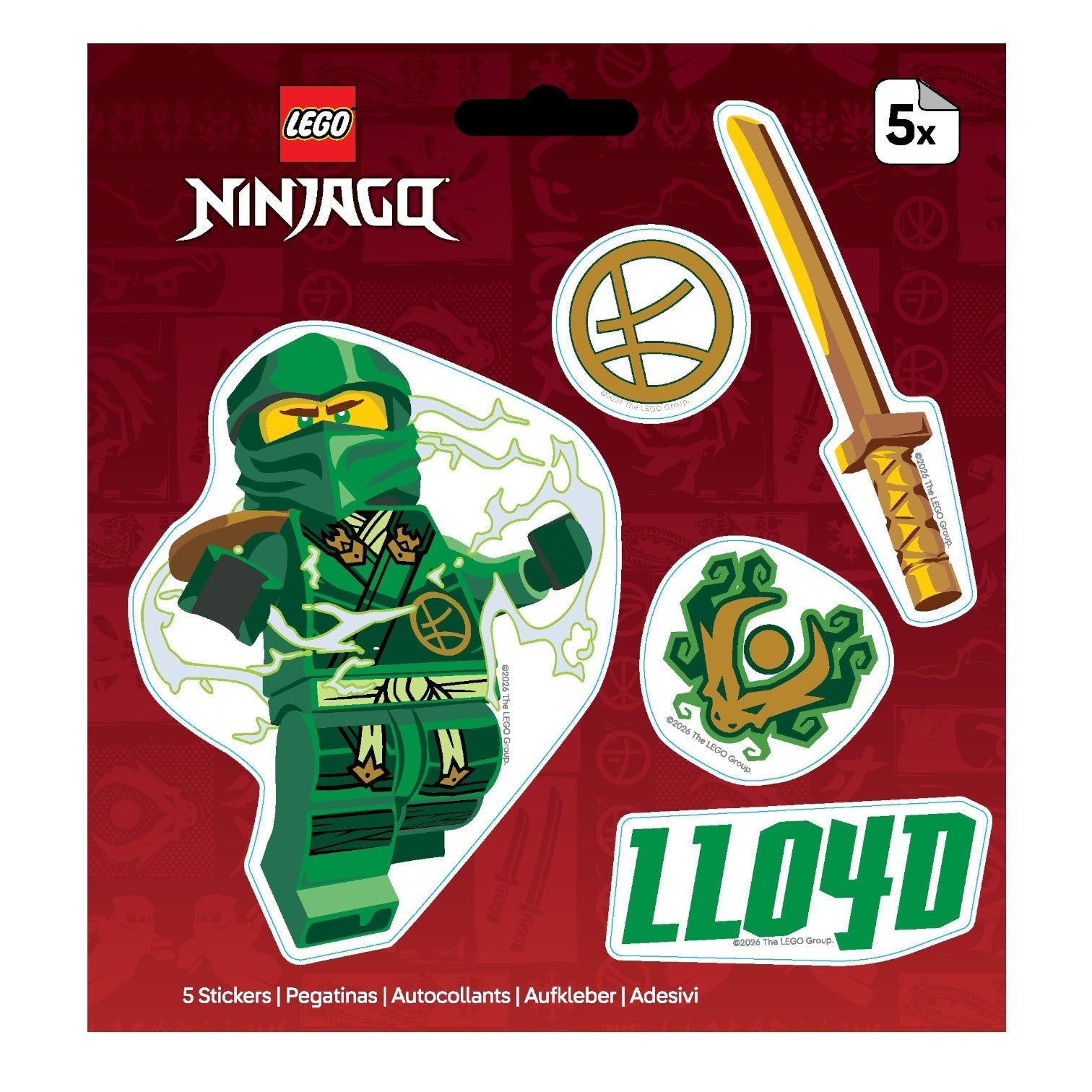 LEGO® NINJAGO® Sticker - Lloyd (53848) 