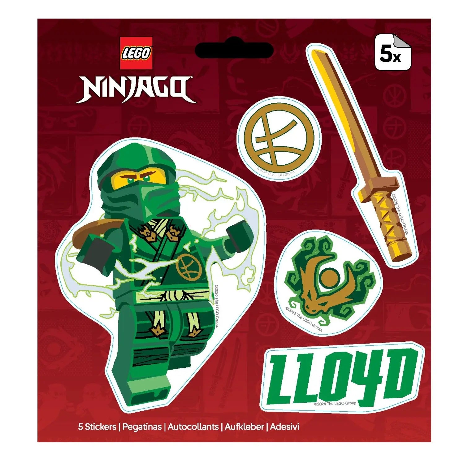 LEGO® NINJAGO® Sticker - Lloyd (53848) 