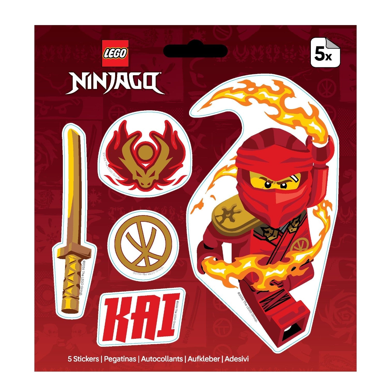 LEGO® NINJAGO® Sticker - Kai (53849) 