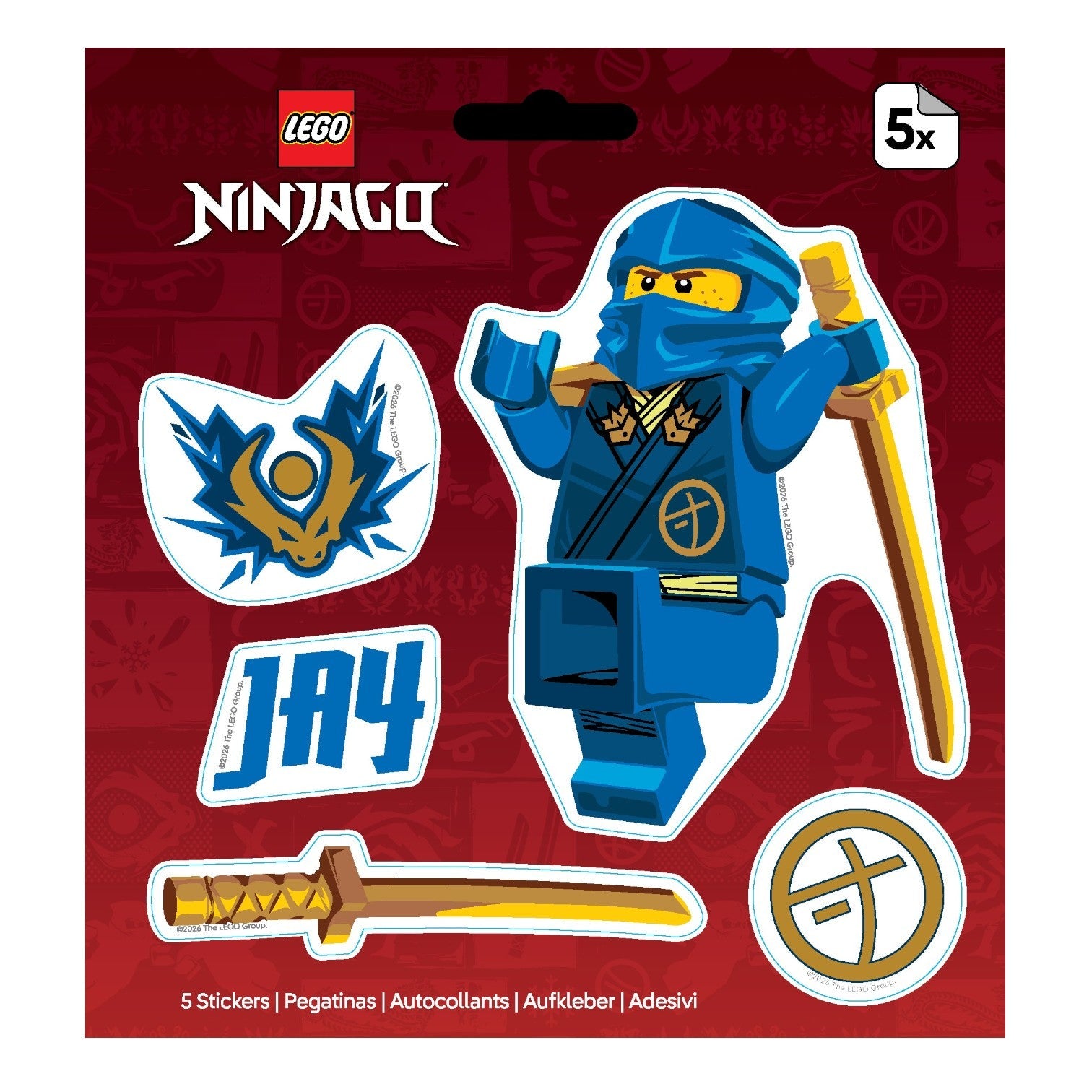 LEGO® NINJAGO® Sticker - Jay (53850) 