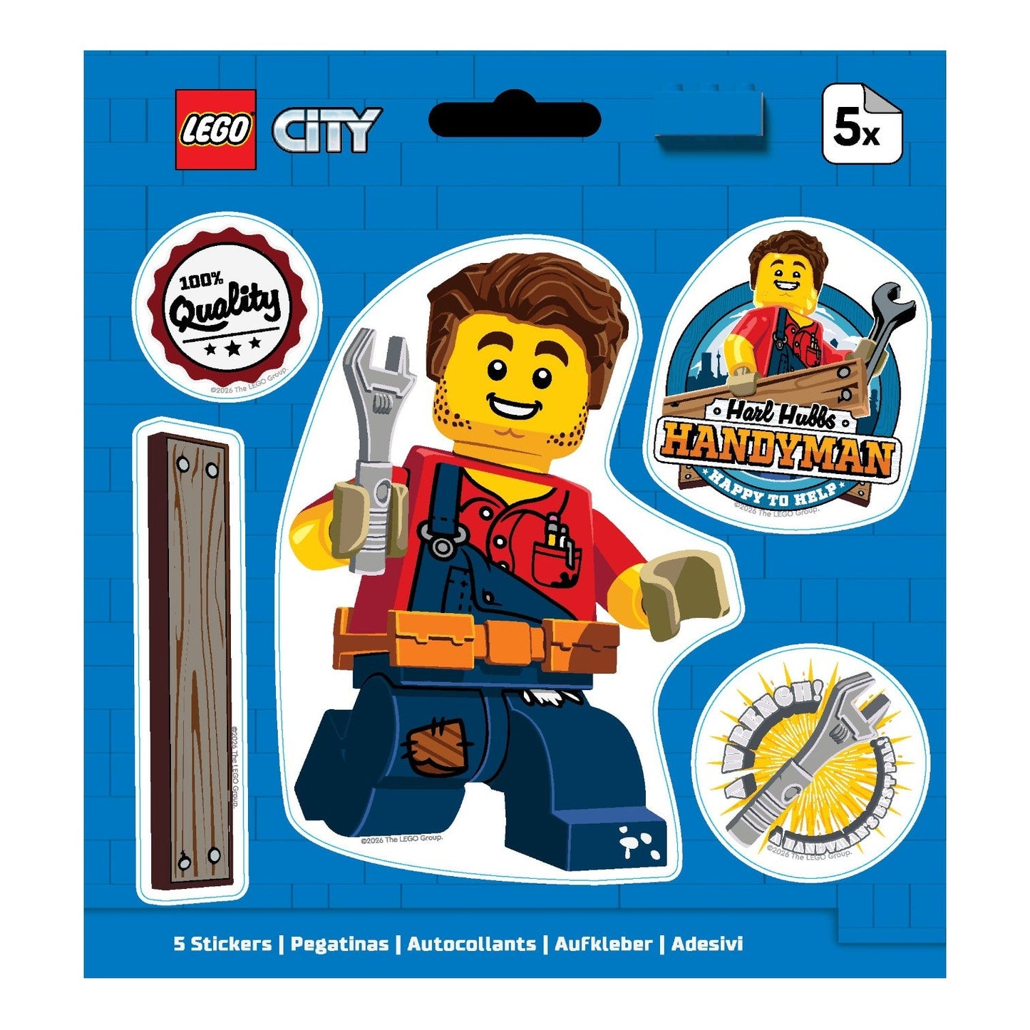 LEGO® City Sticker - Harl Hubbs (53853) 
