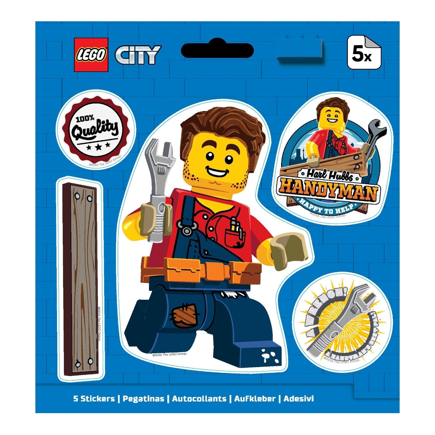 LEGO® City Sticker - Harl Hubbs (53853) 