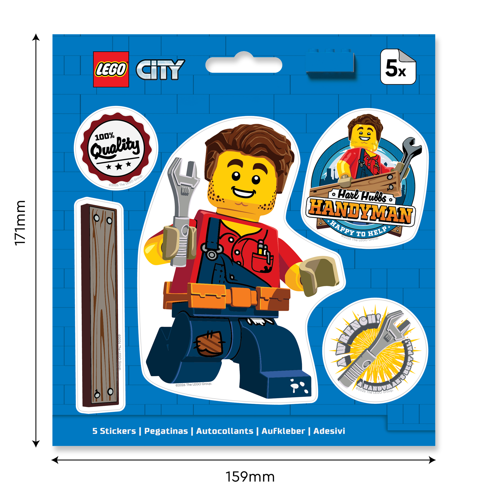 LEGO® City Sticker - Harl Hubbs (53853) 
