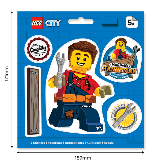 LEGO® City Sticker - Harl Hubbs (53853) 