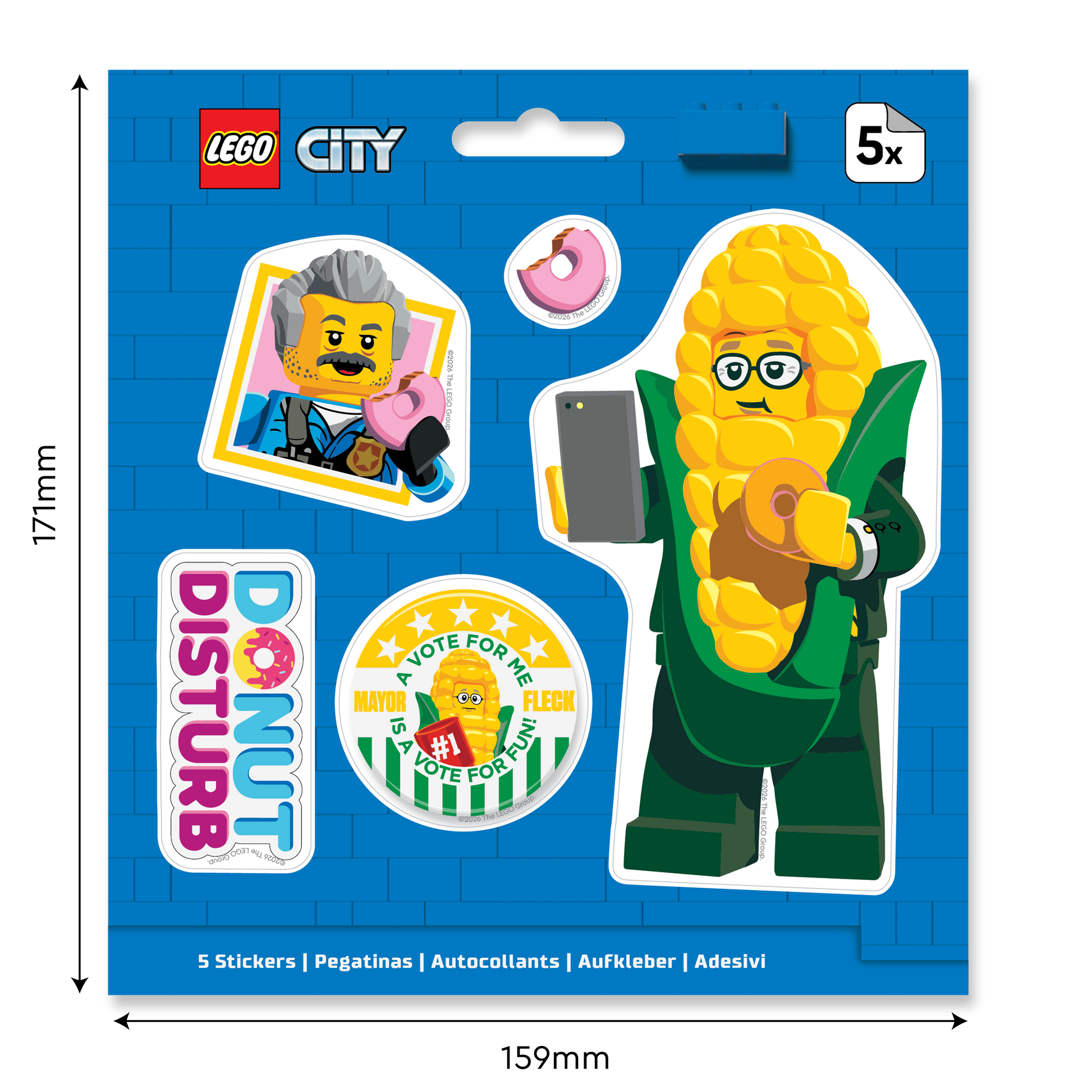 LEGO® City Sticker - Fleck (53854) 