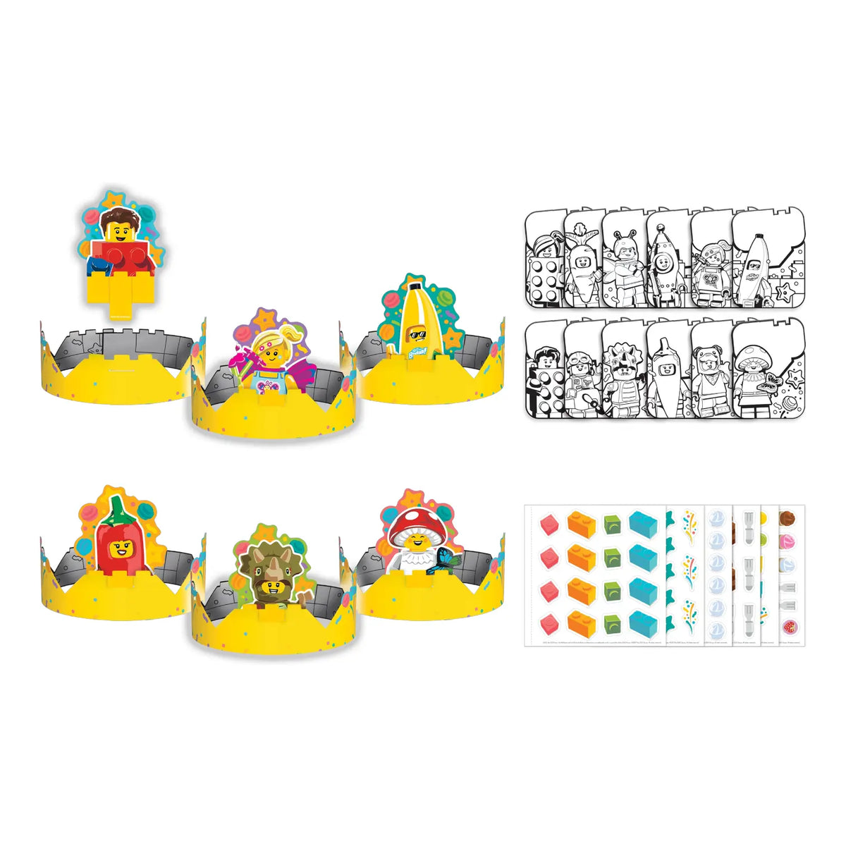 LEGO Coloring Creativity Set Birthday 